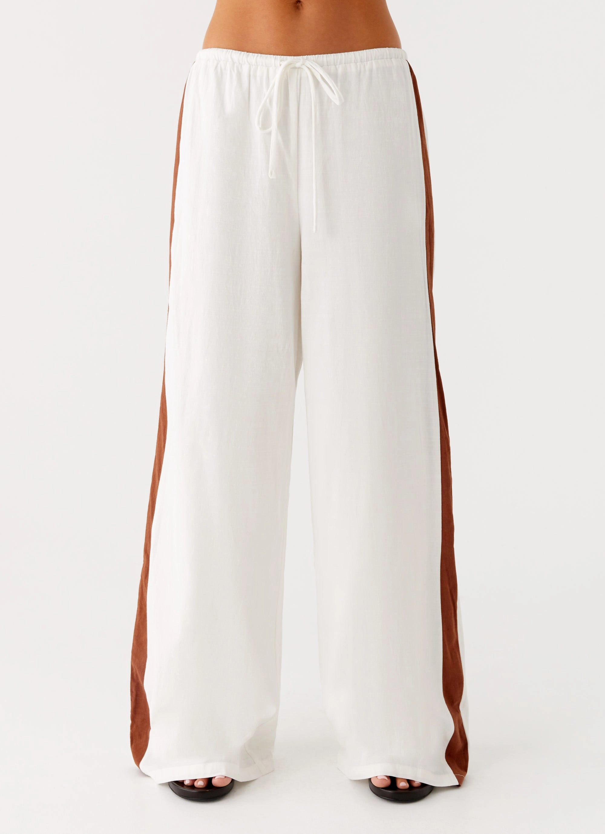 Dalida Linen Pants - Ivory Quick drying material