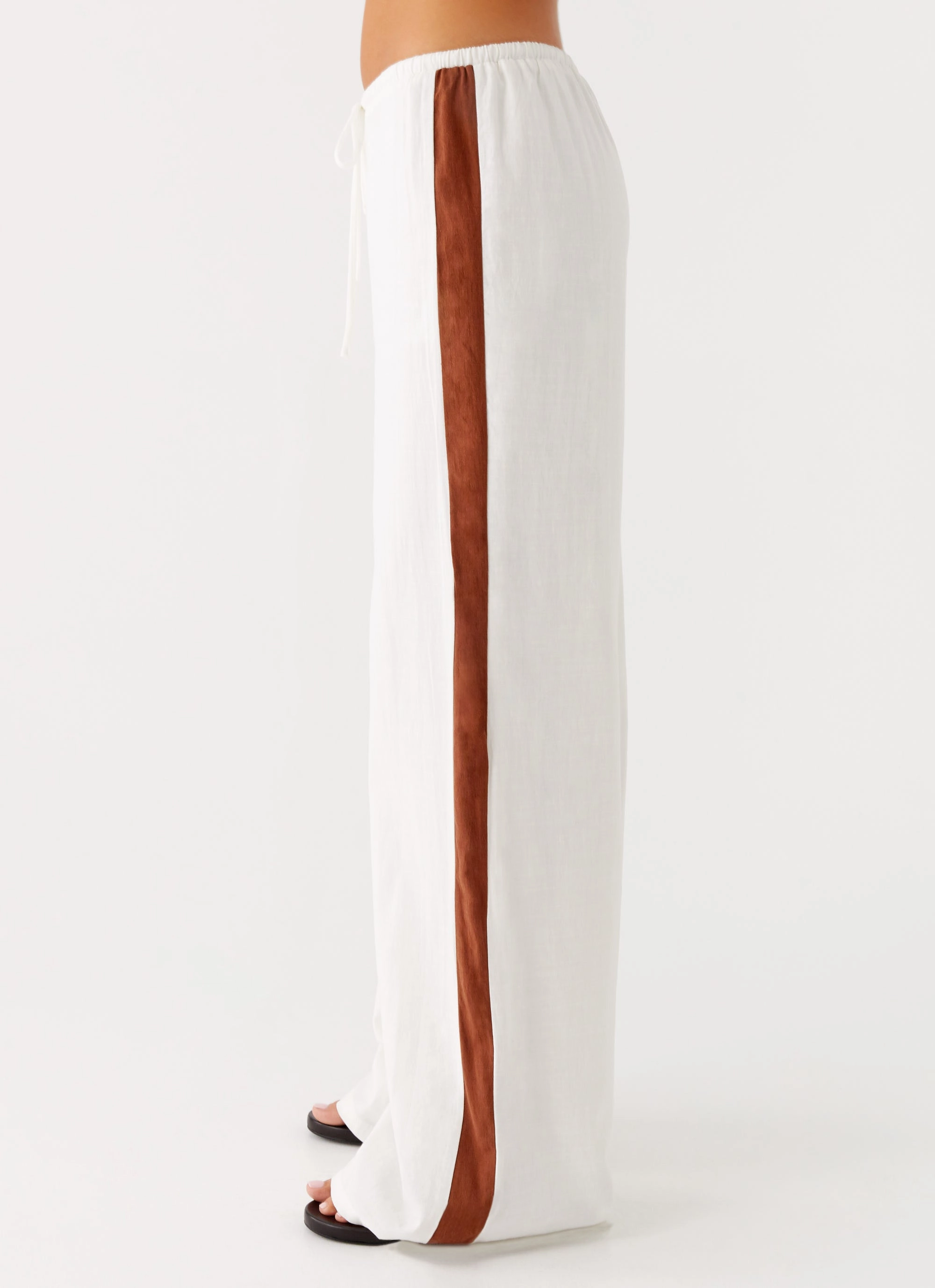 Functional Fashion Dalida Linen Pants - Ivory