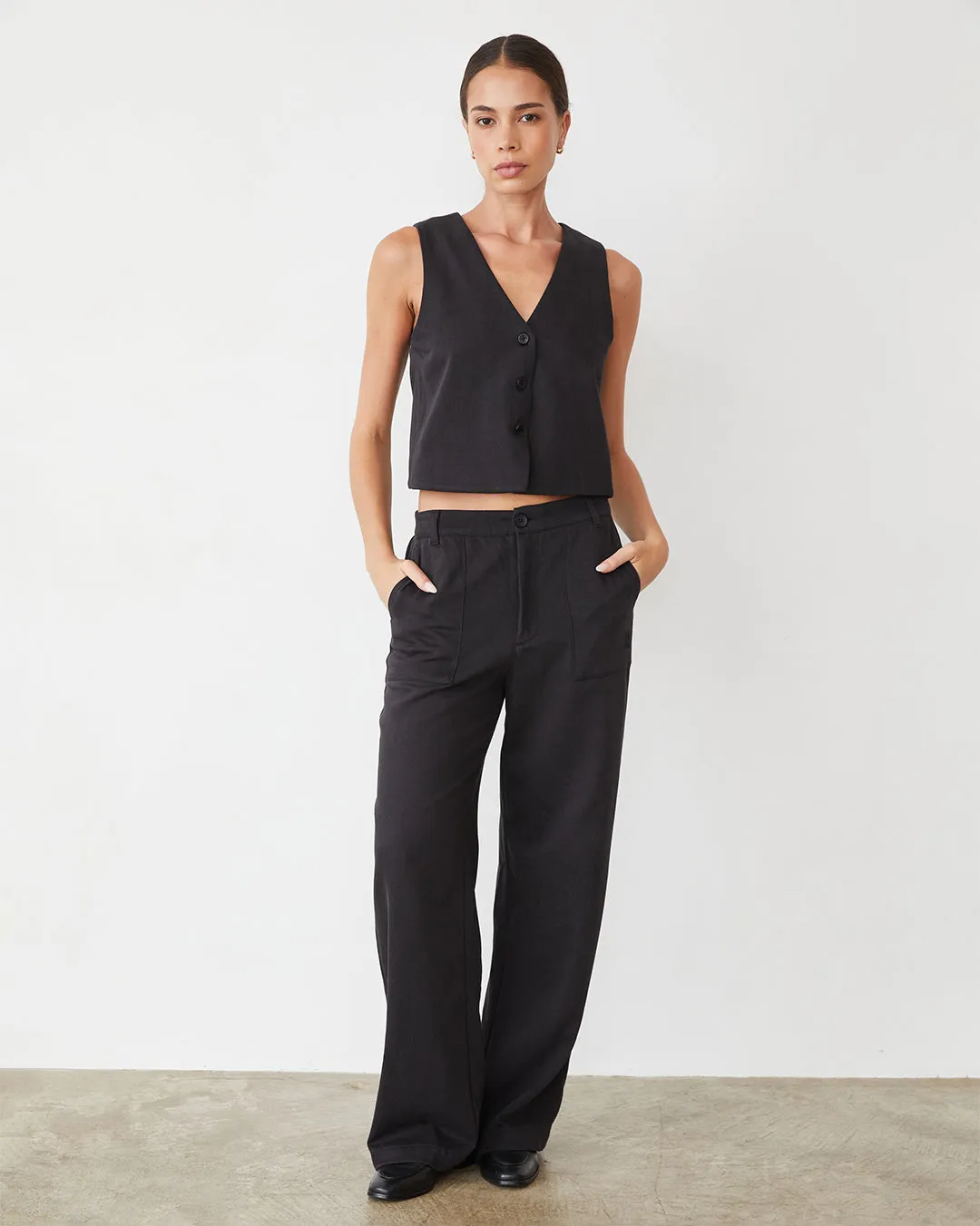 Soft Twill Patch Pocket Pant Quick Wear