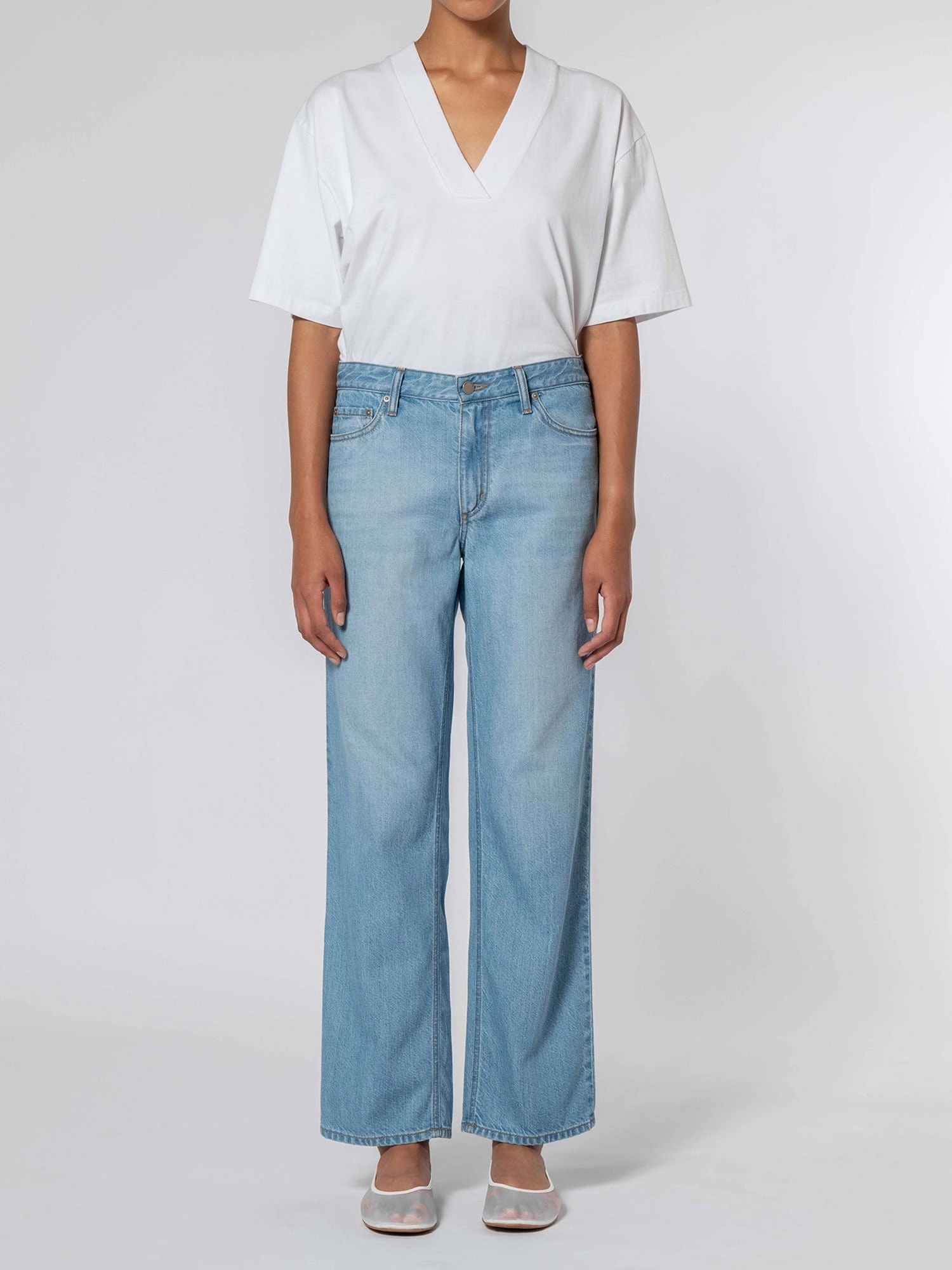 Comfort Fit Vintage Wash Daria Jean Blue Brushed