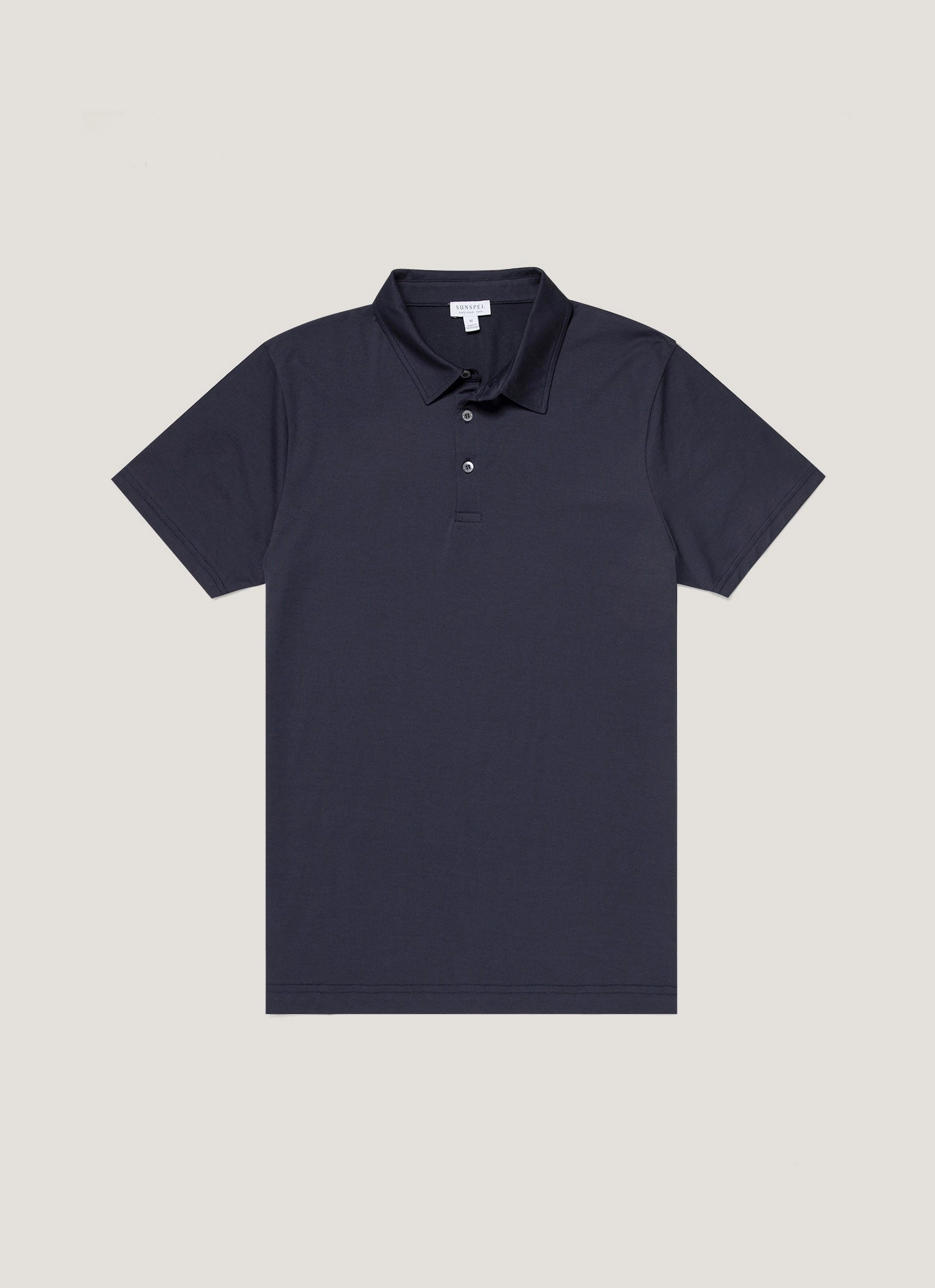 Stylish Top Cozy Comfort Men's Jersey Classic Polo Shirt in Navy