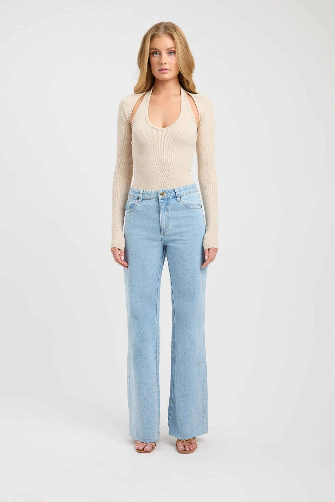 Slim Holiday Vibes Teen Outfit Tony Mid-Rise Jeans