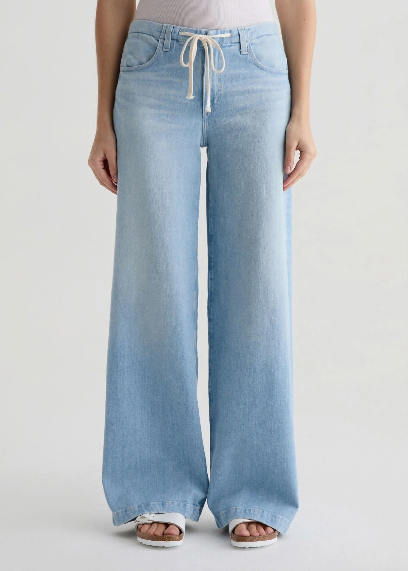 AG Stella Wide Leg Palazzo Cinched Jeans - Serendipity Street Inspired