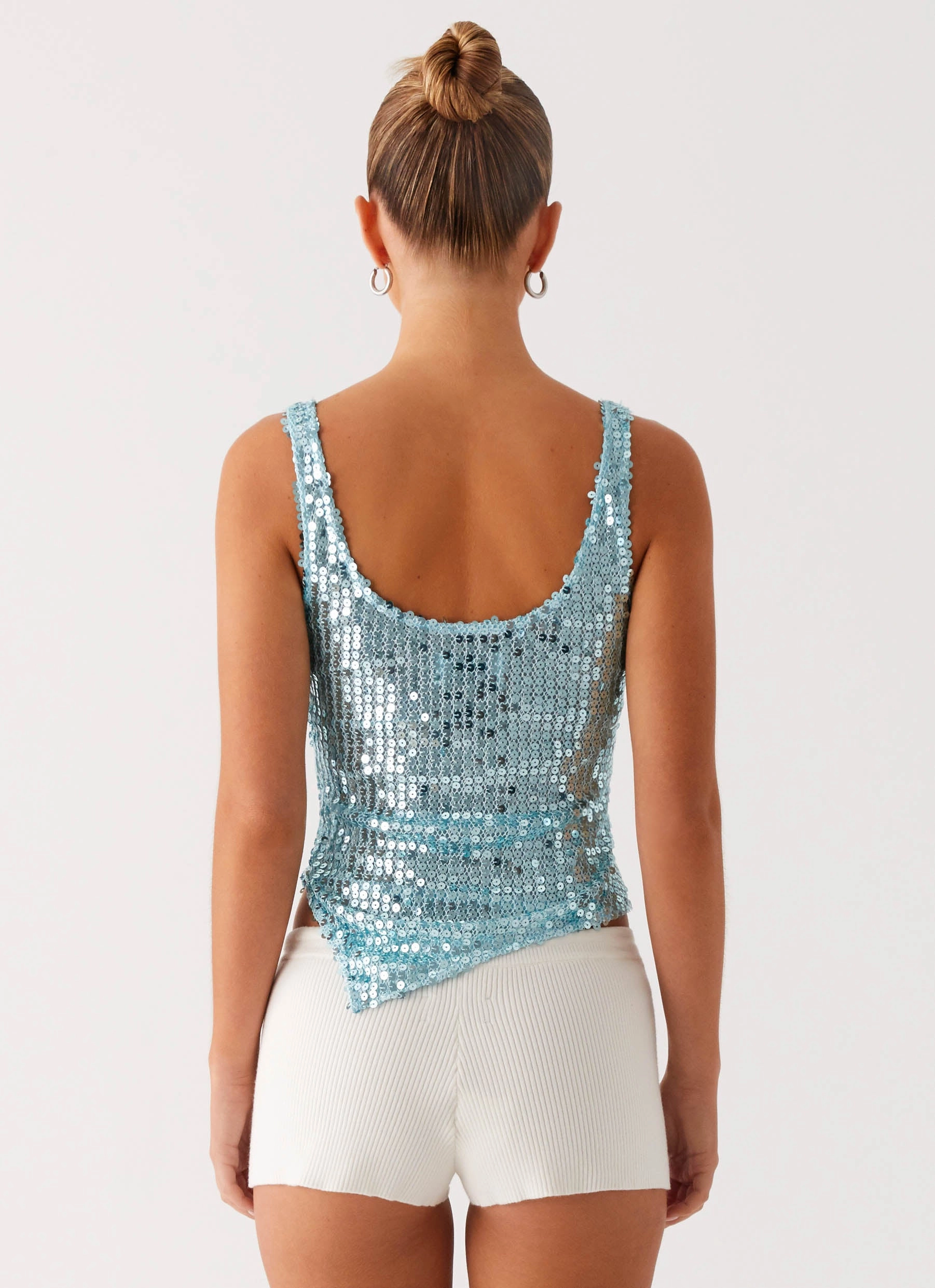 Electra Sequin Tank - Turquoise QuickRelease Closures Thermal Insulation Tech