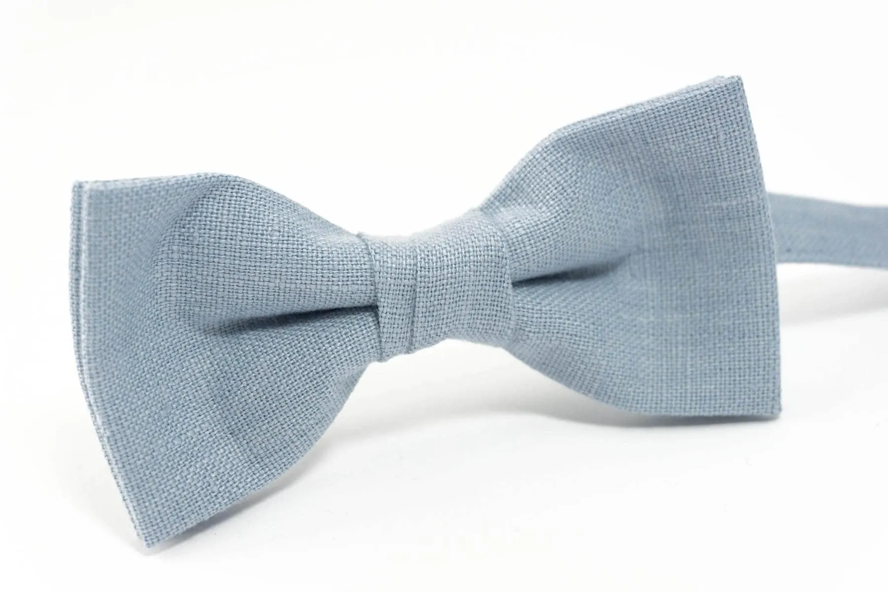 Dusty blue bow tie | dusty blue wedding bow ties