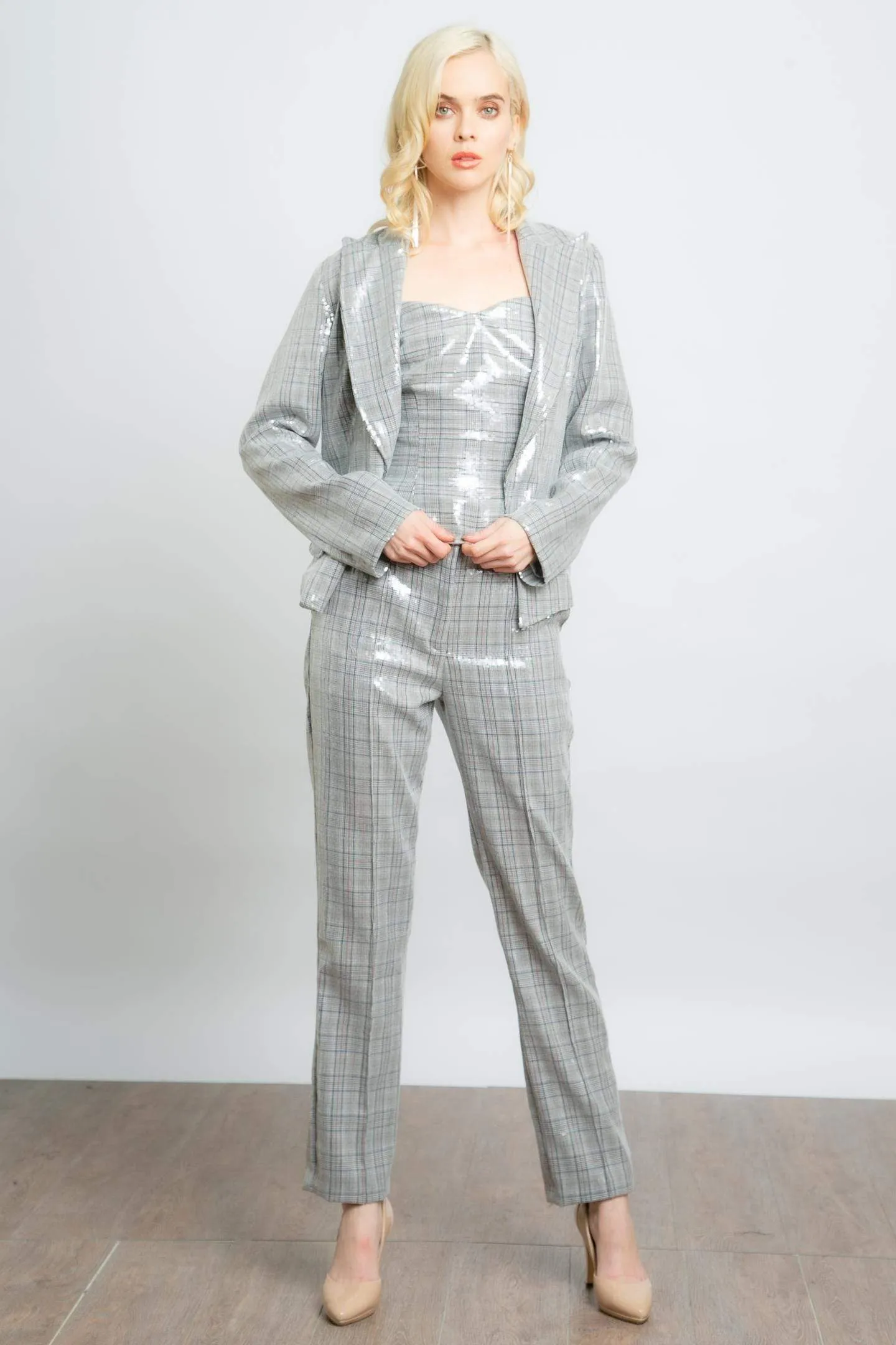 Easy Clean Material Finn Jacket - Zion Plaid