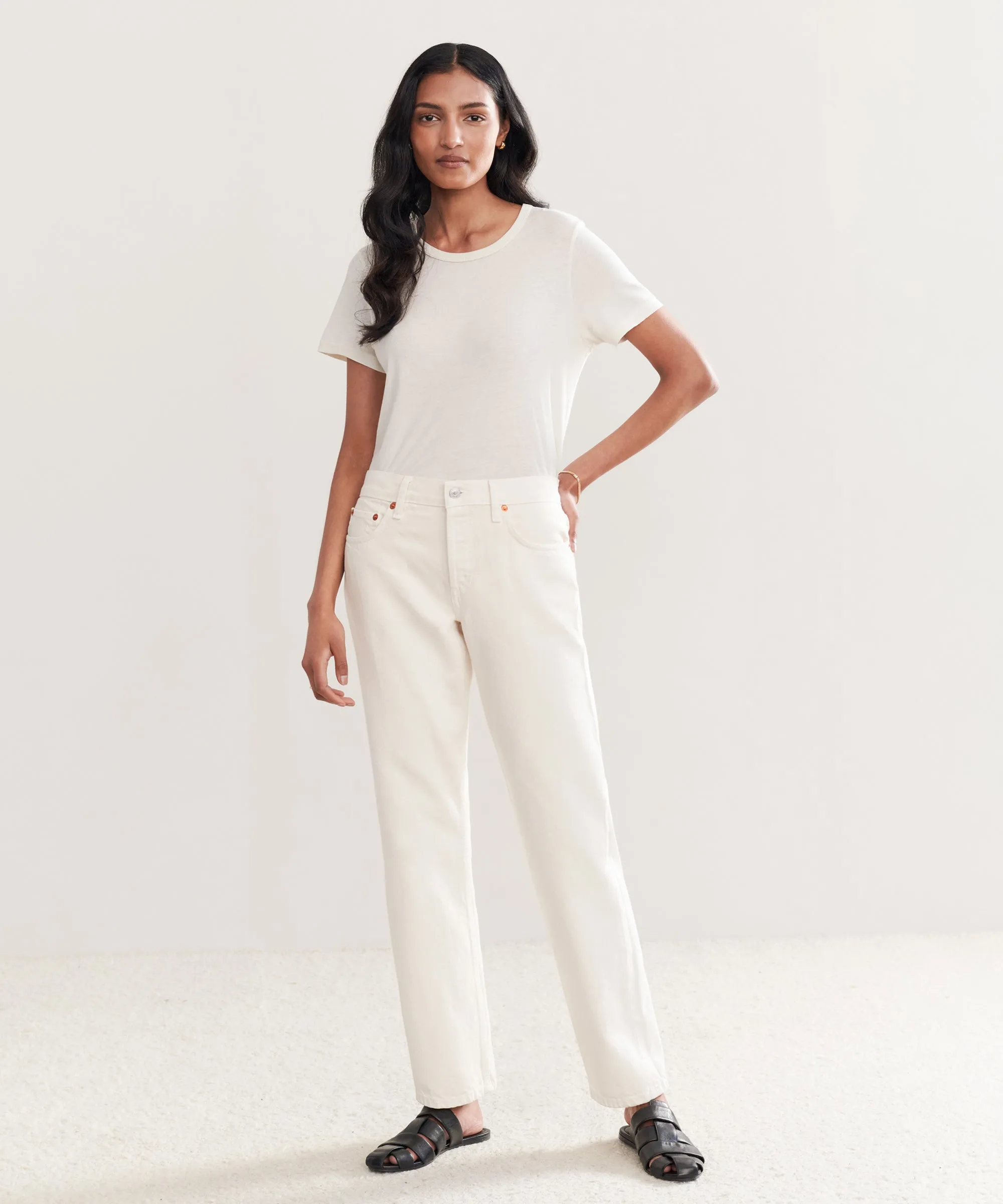 Breathable Mesh Back Basic Wardrobe Easy Straight Crop