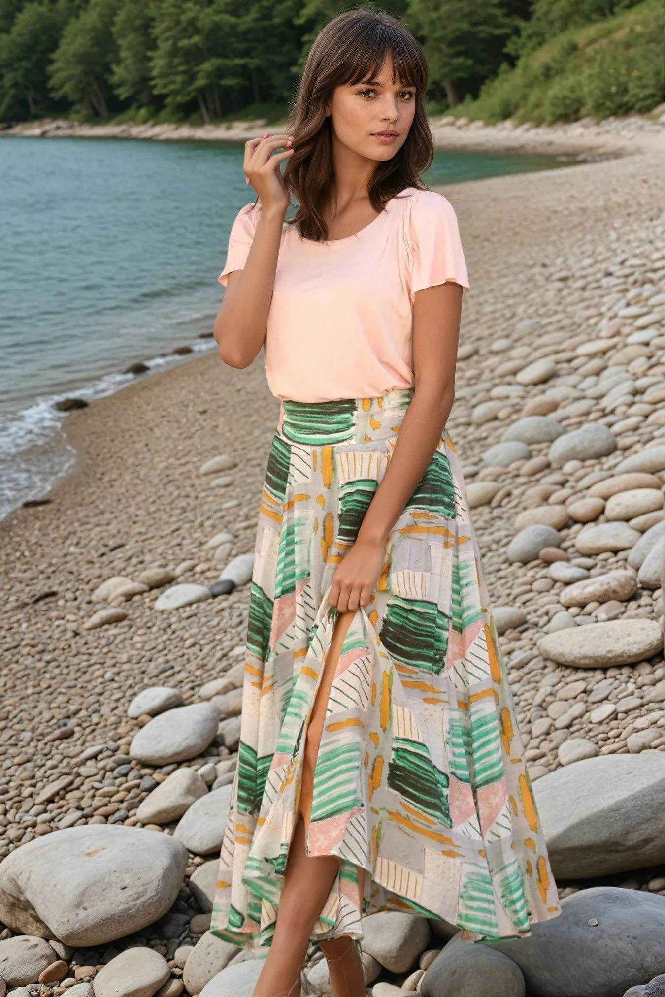 Smart Fit Daniel Skirt - Rum Baba