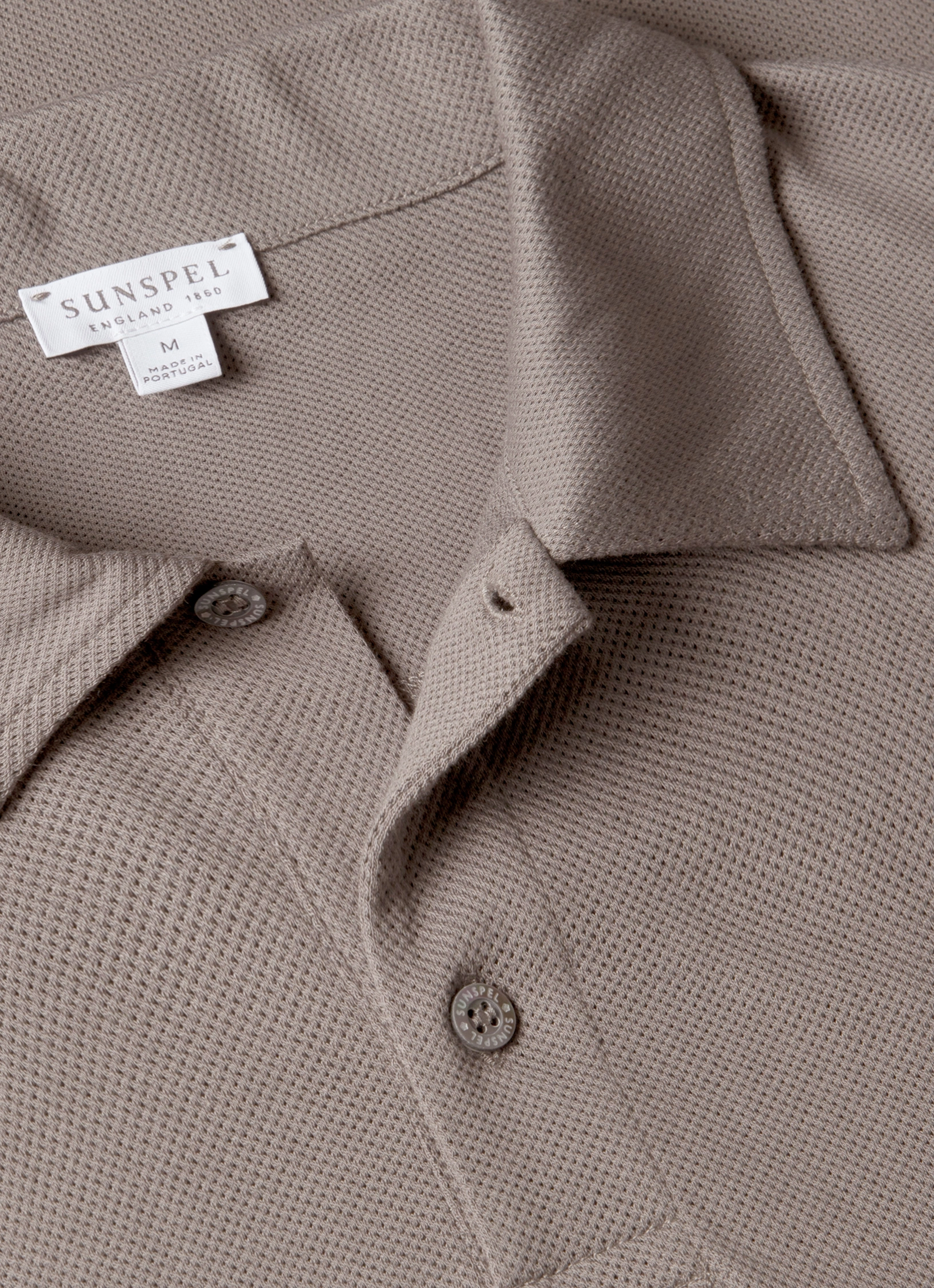 NonIron Finish Advanced Moisture Management Men's Regular Fit Riviera Polo Shirt in Iron Grey