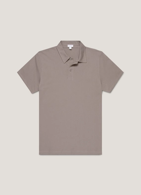 Easycare Men's Regular Fit Riviera Polo Shirt in Iron Grey Breathable Cotton Men's Regular Fit Riviera Polo Shirt in Iron Grey