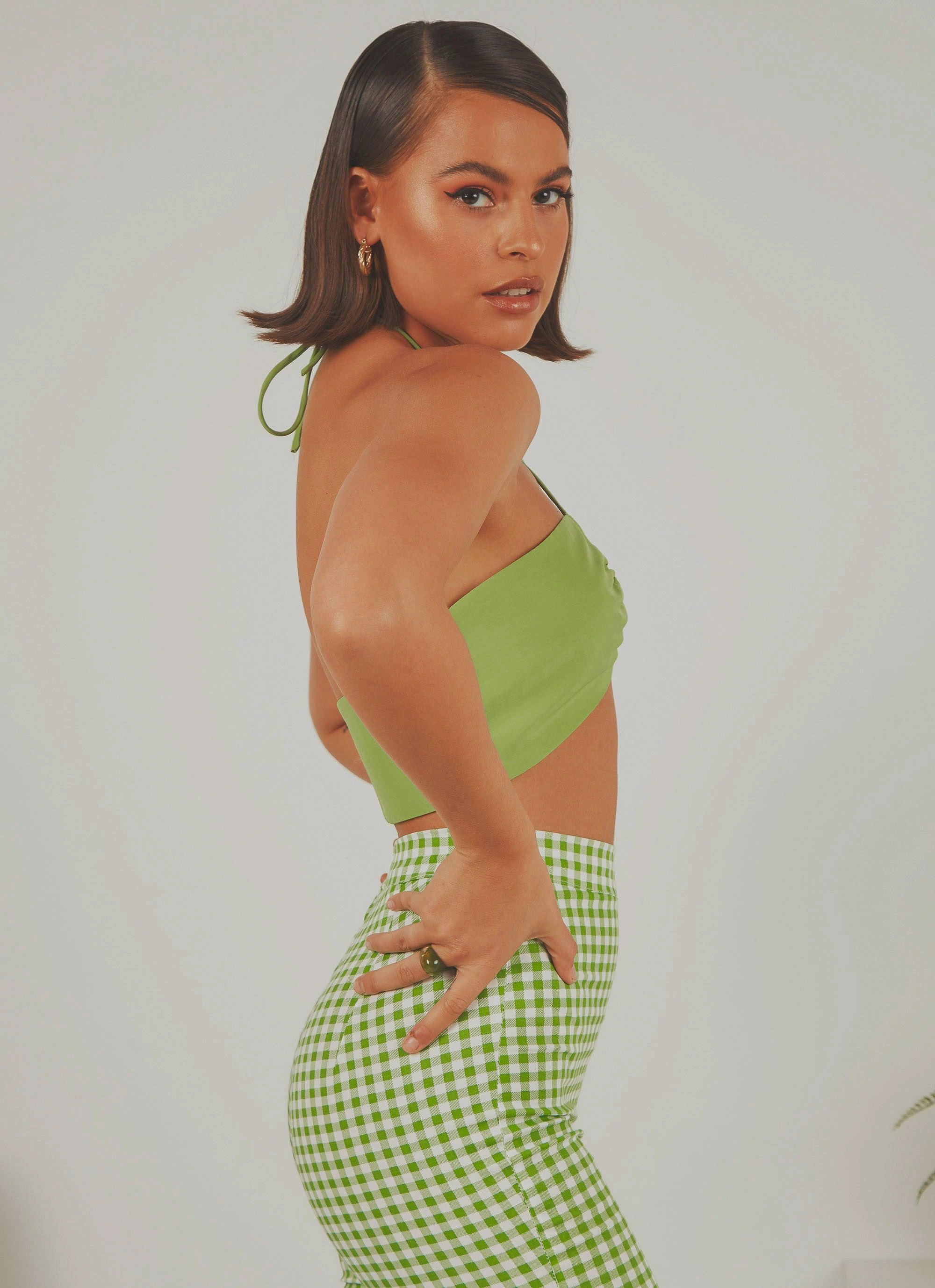 BondedShoulder Temperature Control Technology Angel Like You Crop - Lime