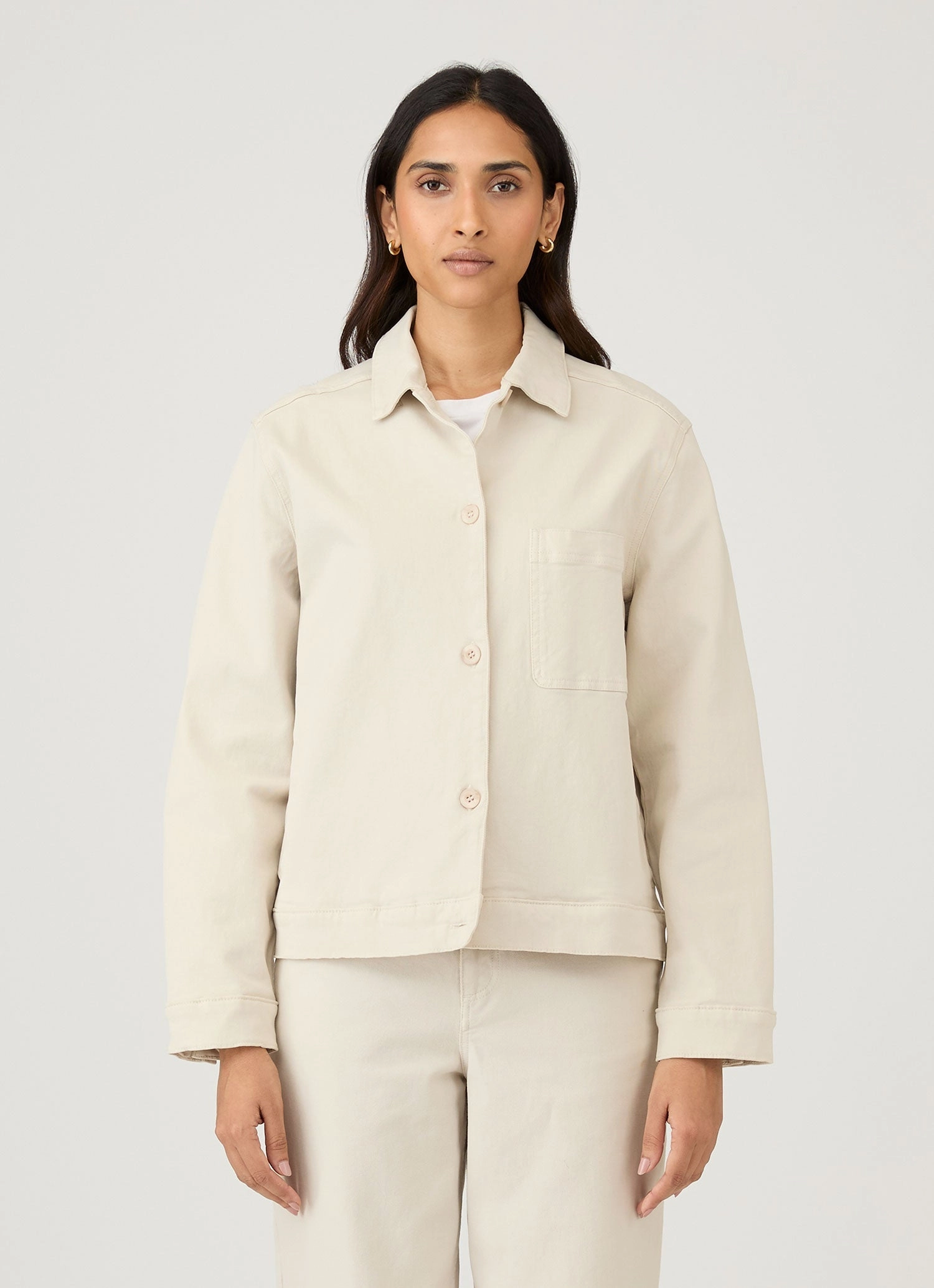 Women's Chore Jacket in Chalk Neutral Layer