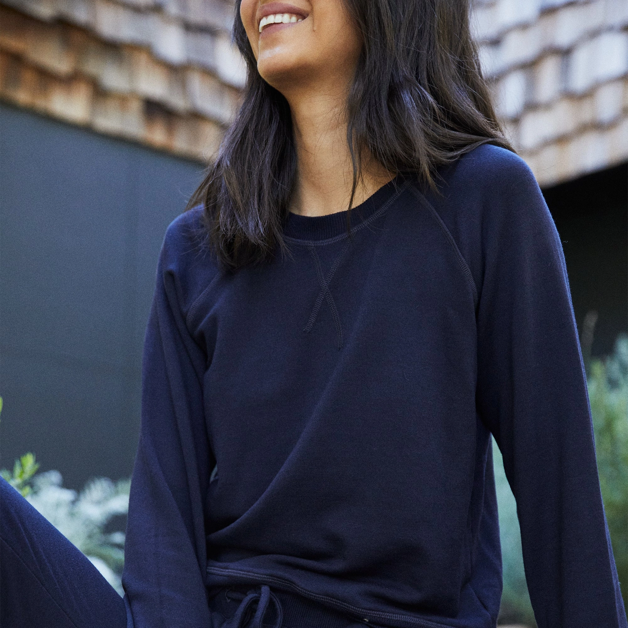 Layered Look Supersoft Fleece Raglan