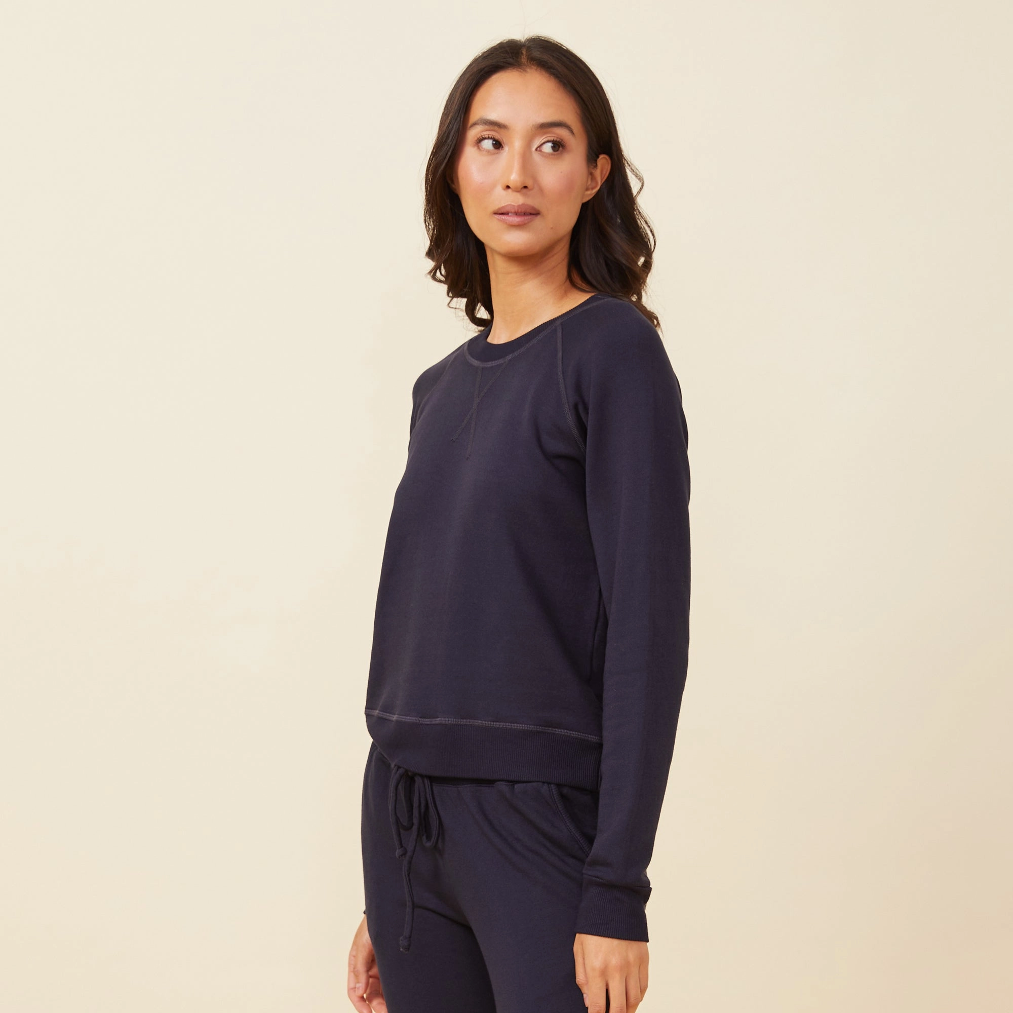 NonIrritatingEdges Interlock Weave Supersoft Fleece Raglan