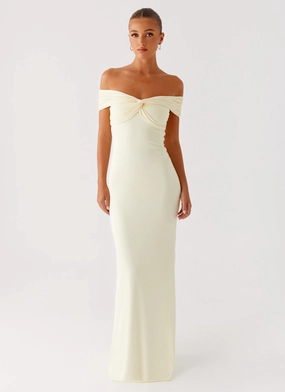Editor Pick Countless Maxi Dress - Yellow Smooth Line Countless Maxi Dress - Yellow