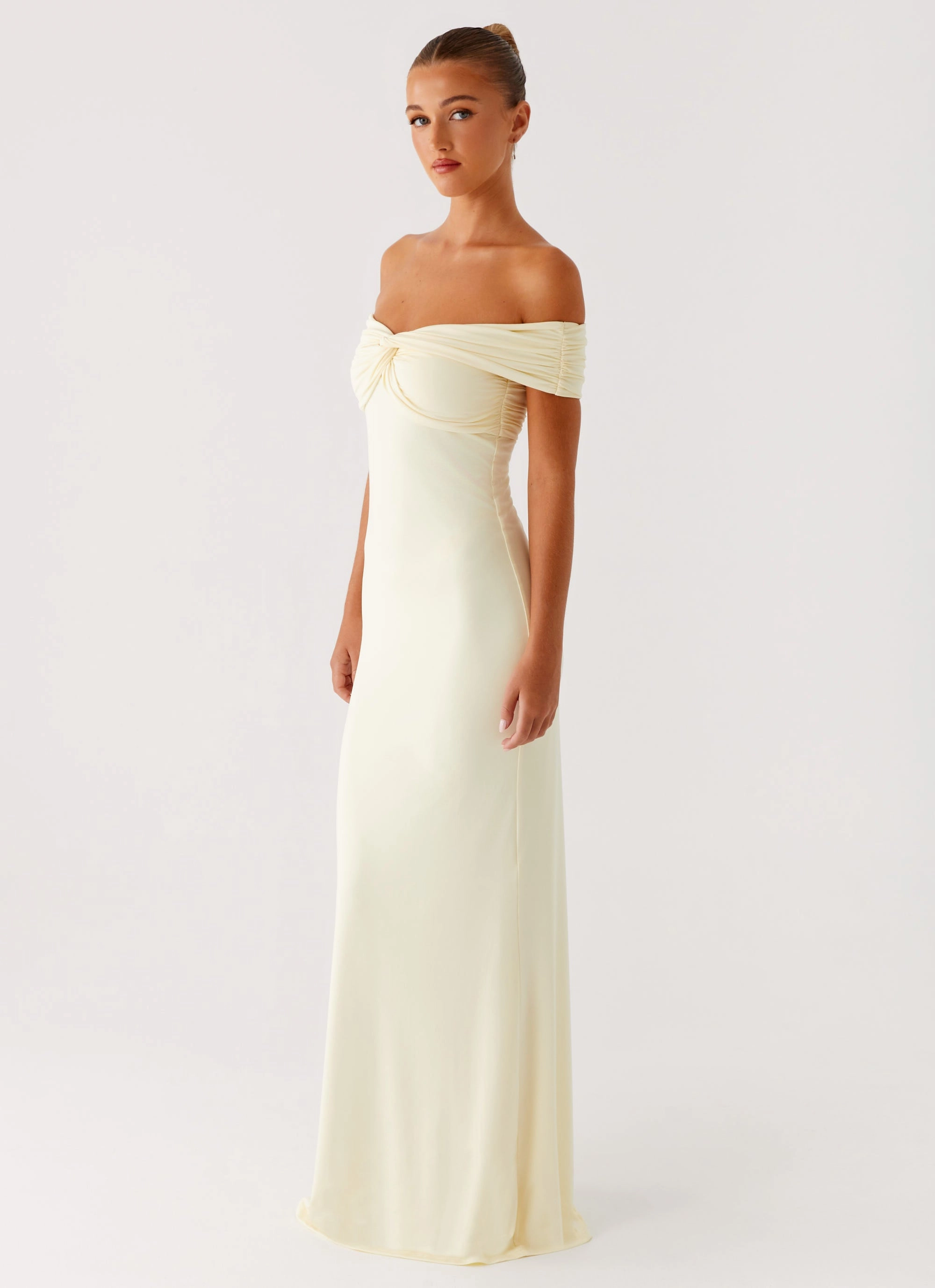 Countless Maxi Dress - Yellow Subtle Glow