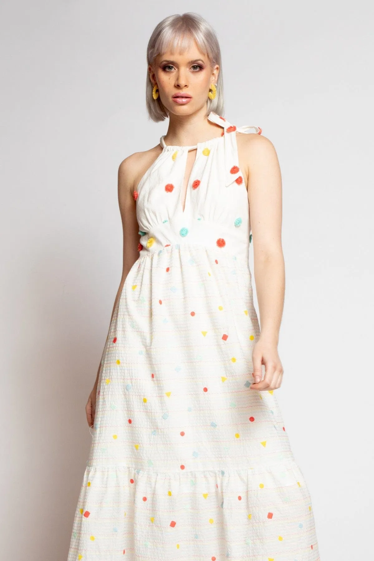 Lamar Maxi Dress - Sugar Dot Feminine Details Coastal Chic