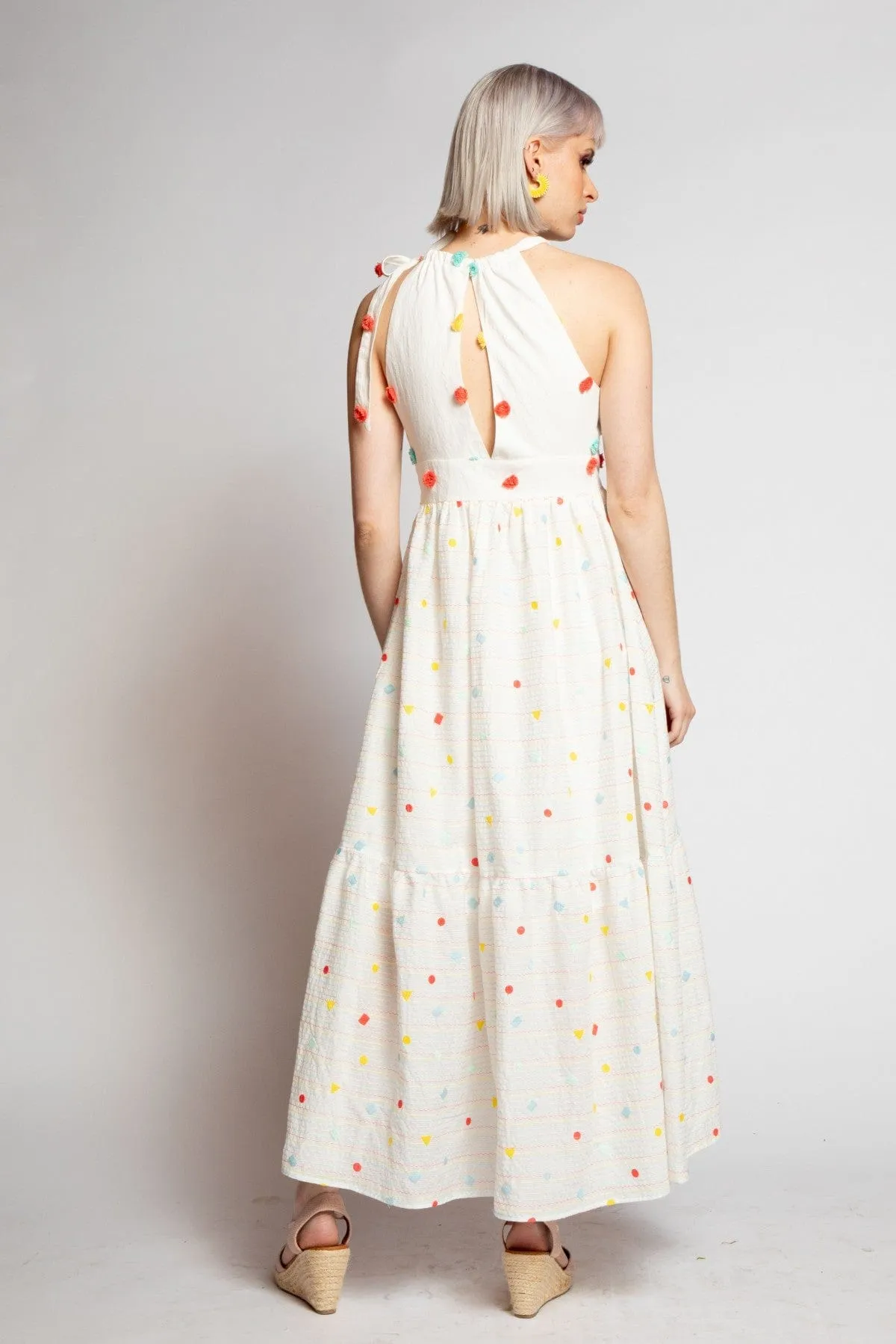 Contemporary Waist Lamar Maxi Dress - Sugar Dot