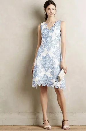 TaglessDesign Blue Lace Mini Dress