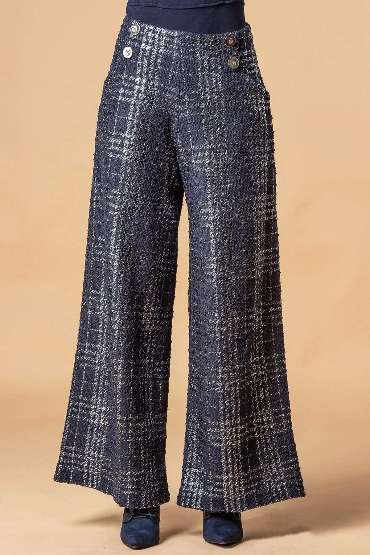 Hepburn Pant - Midnight Paris MoistureWickingLining Denim finish