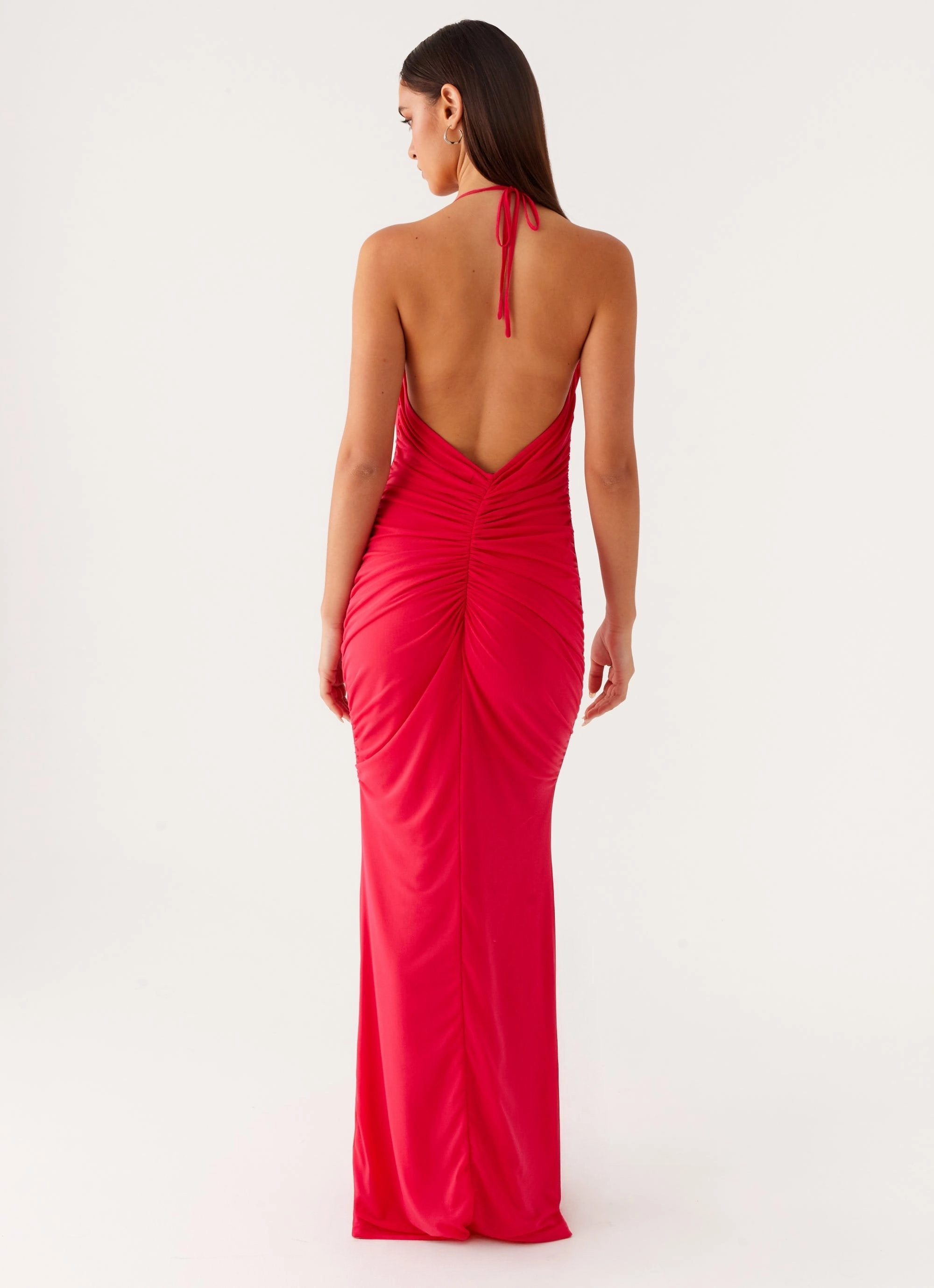 Grace Walk Amari Maxi Dress - Raspberry