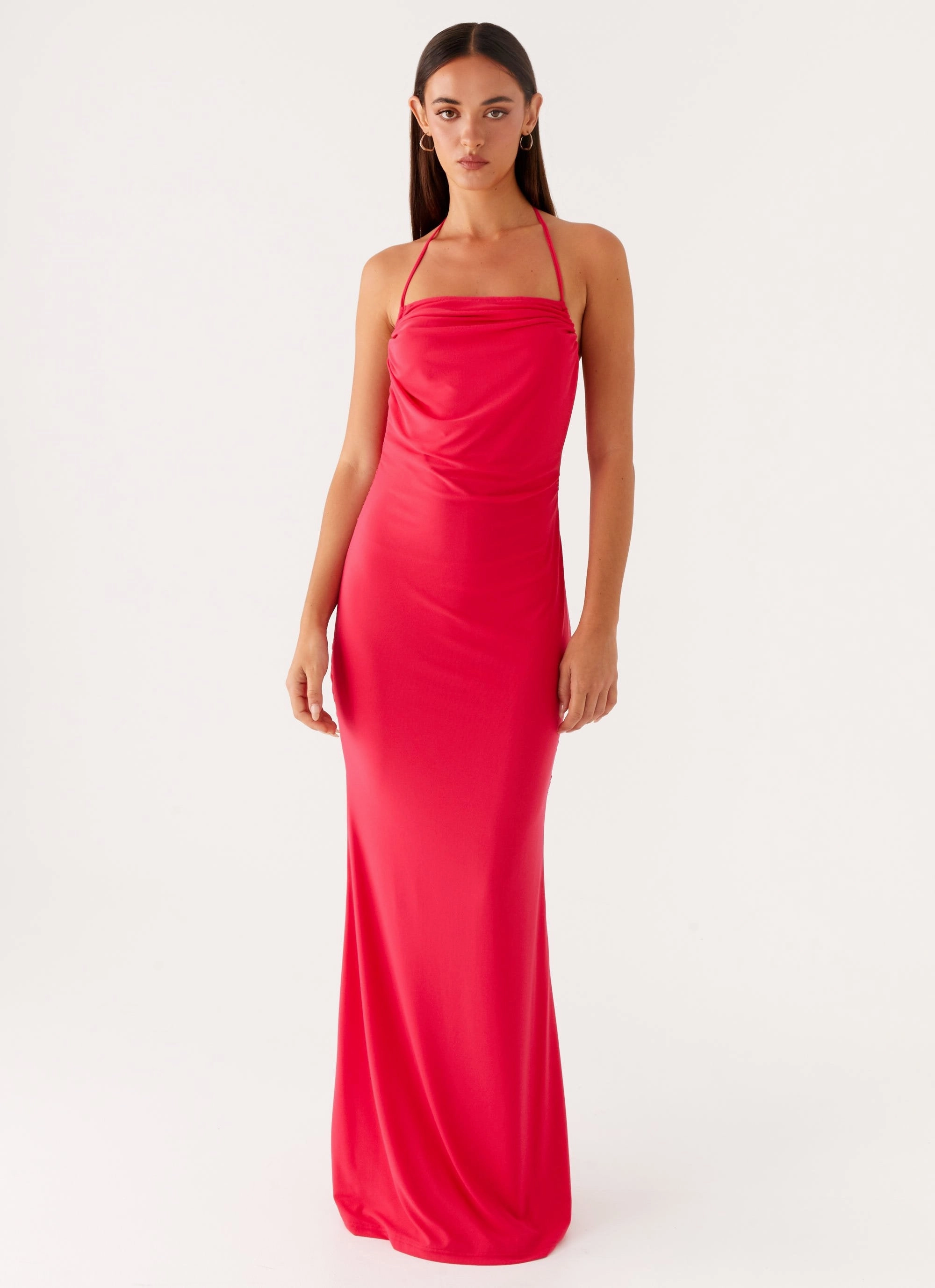 Warm Season Amari Maxi Dress - Raspberry