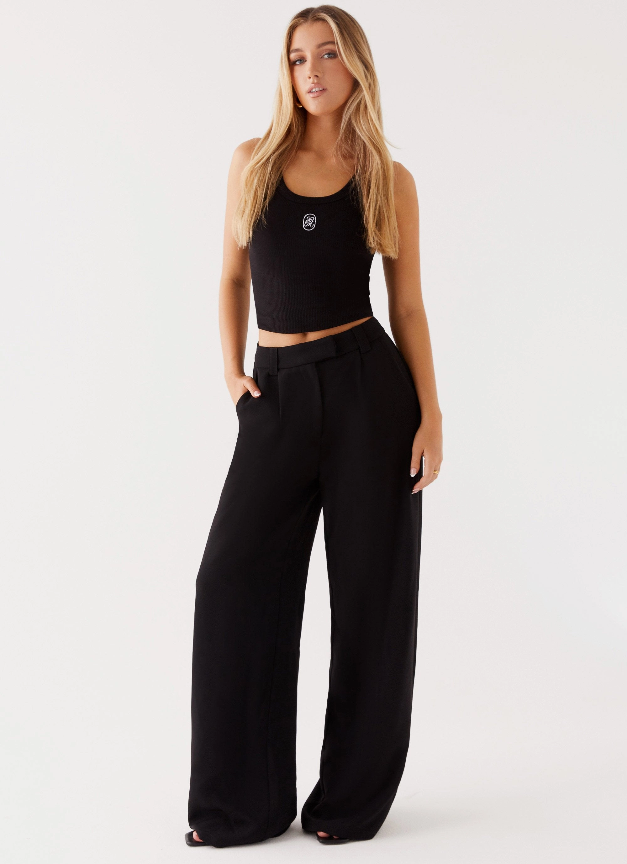 Breathable fabric Midnight City Suit Pants - Black