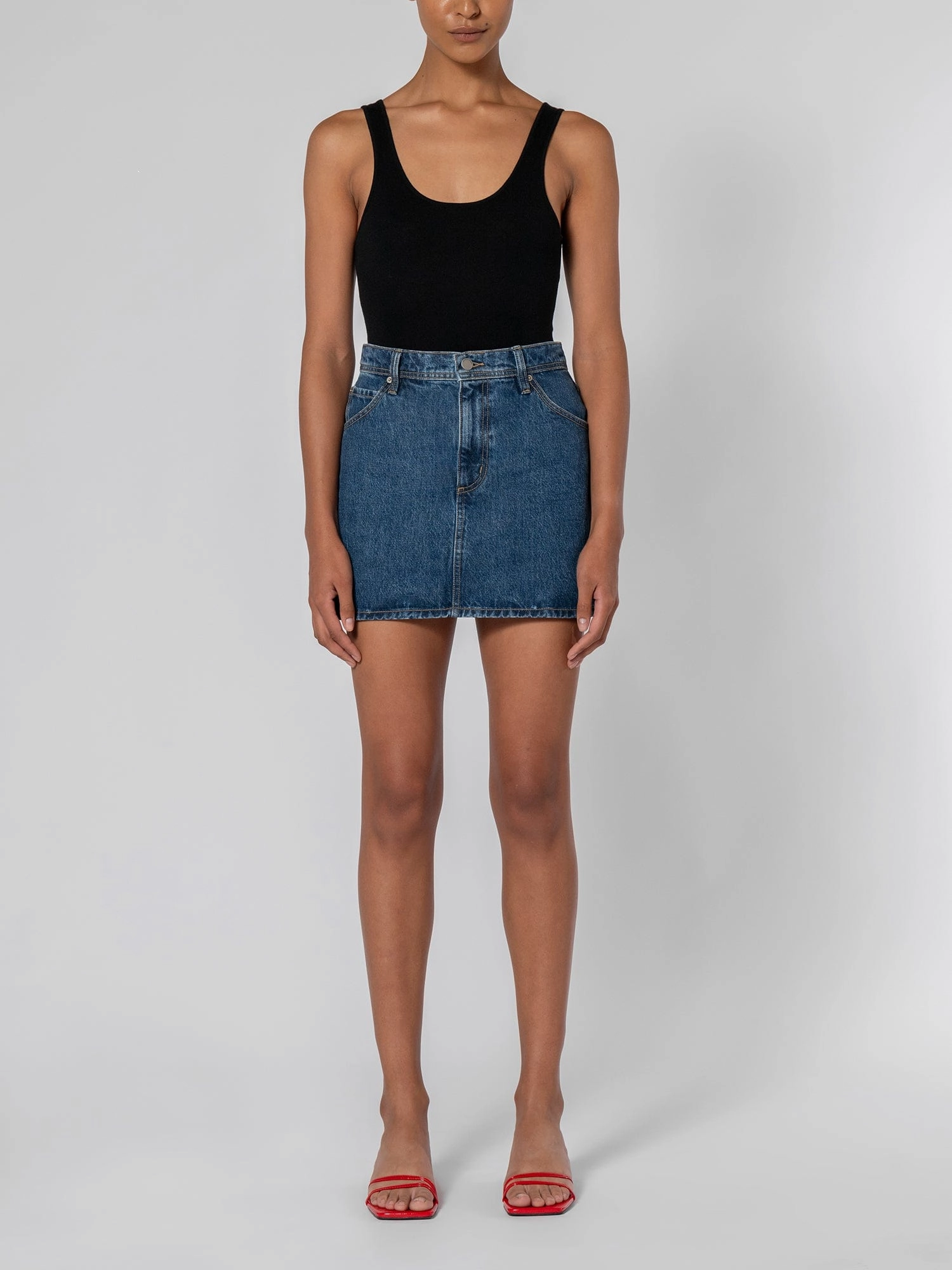 Harlow Skirt Antique Stone Linen shorts jumpsuit