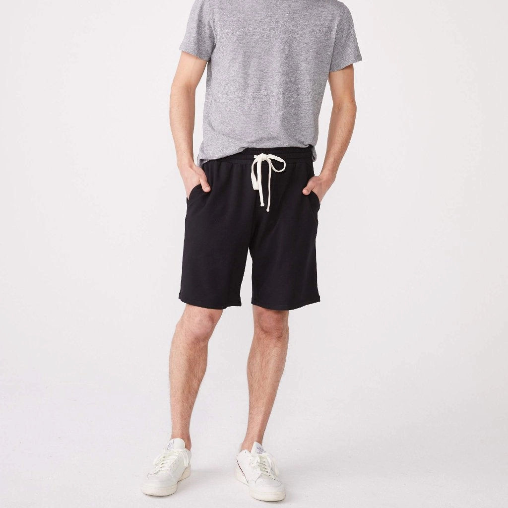 Elastic Waist Shorts FullCut Shoulder ButterySoftTextile