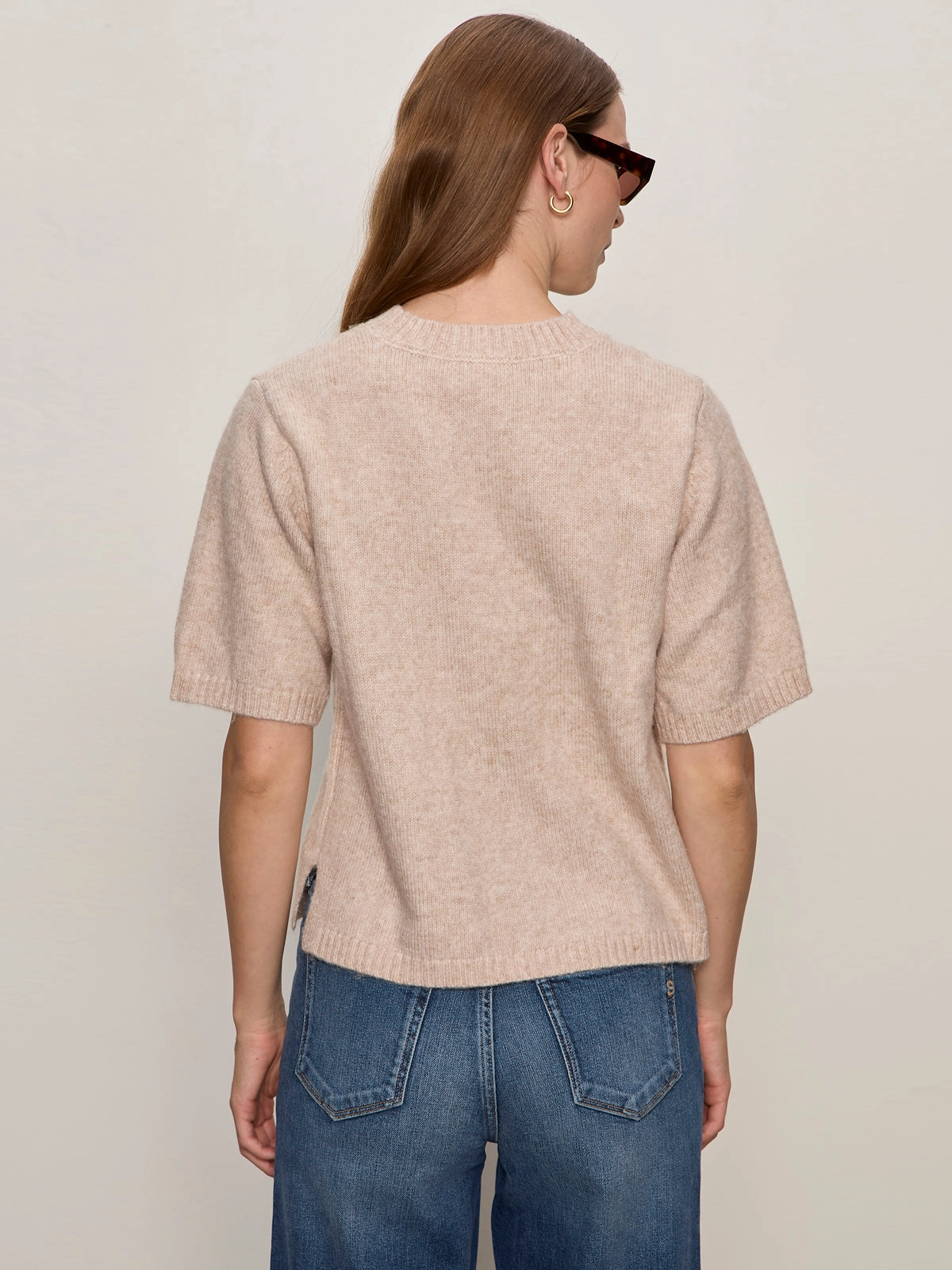 Perfect Sweater Tee Fawn NonIrritating Seams Stay Simple