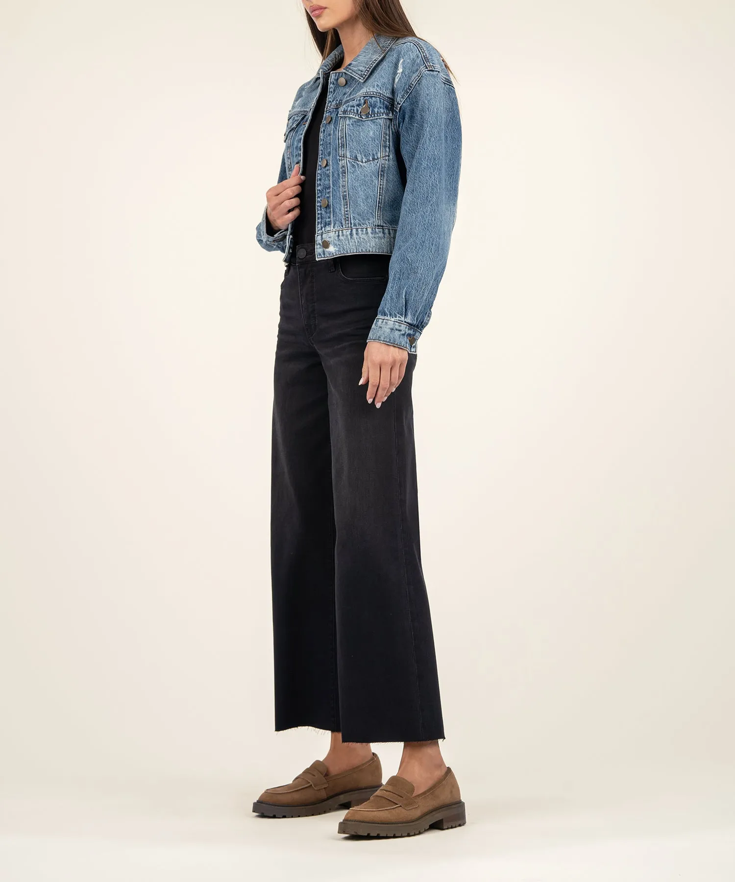 Elba Crop Denim Jacket