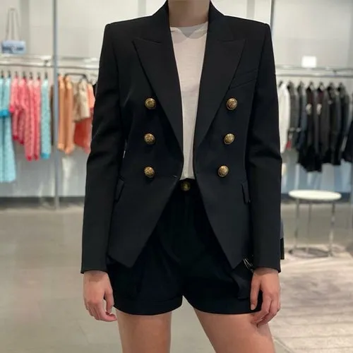 Elegant double breasted women's Blazers Casual blazers