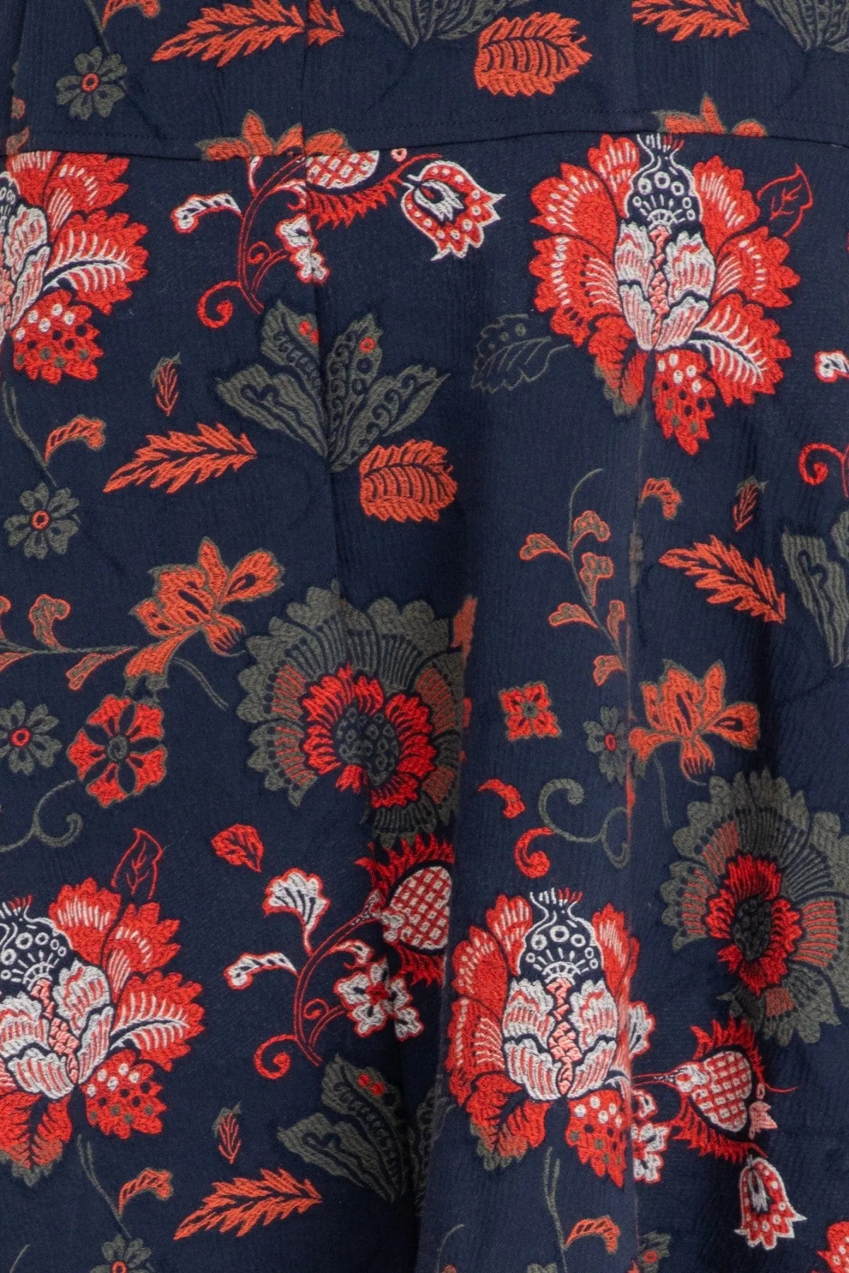 Allas Skirt ?C Sapphire Damask Pure Stitch