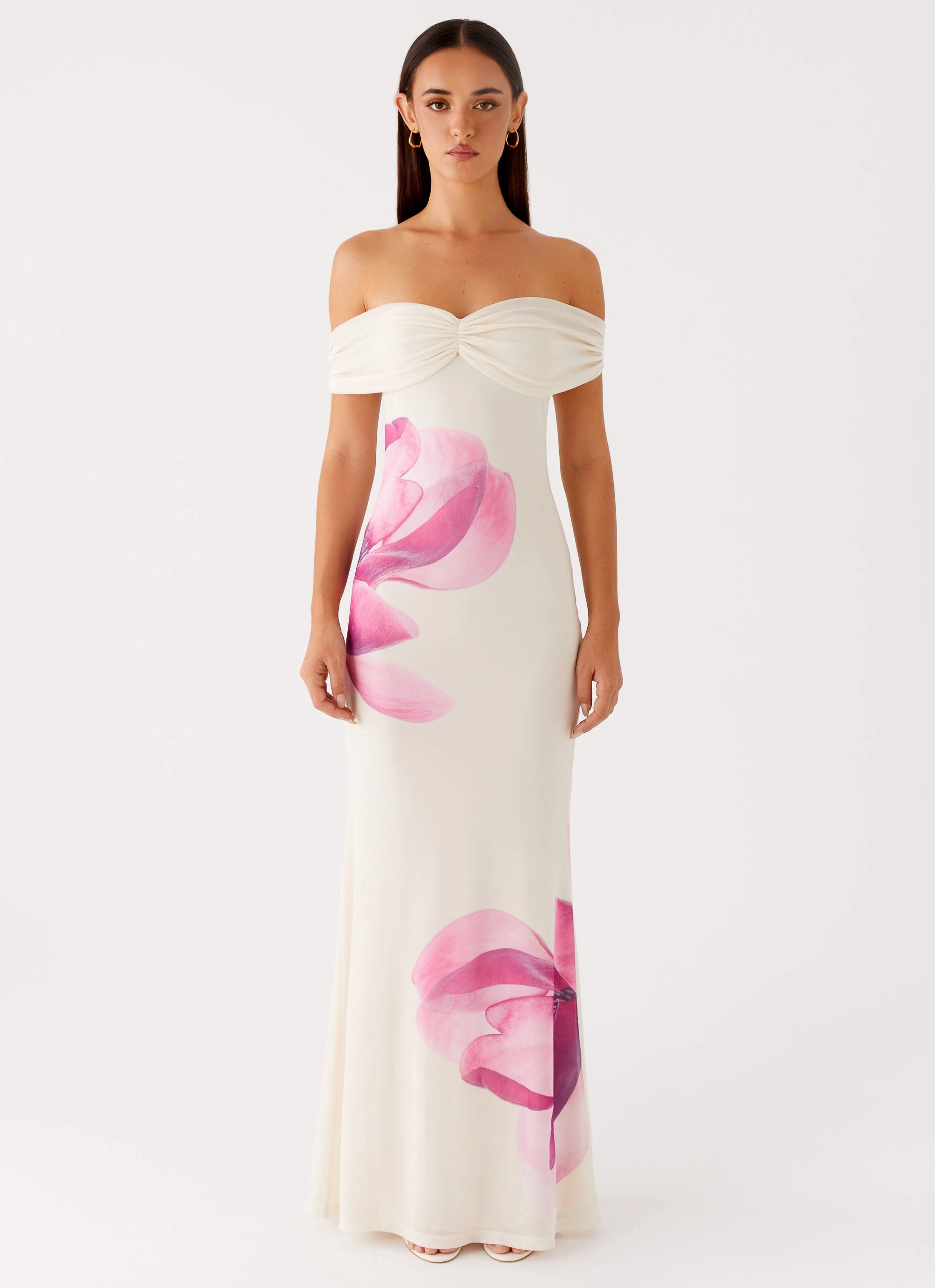 Madeira Maxi Dress - Ivory Work Flex