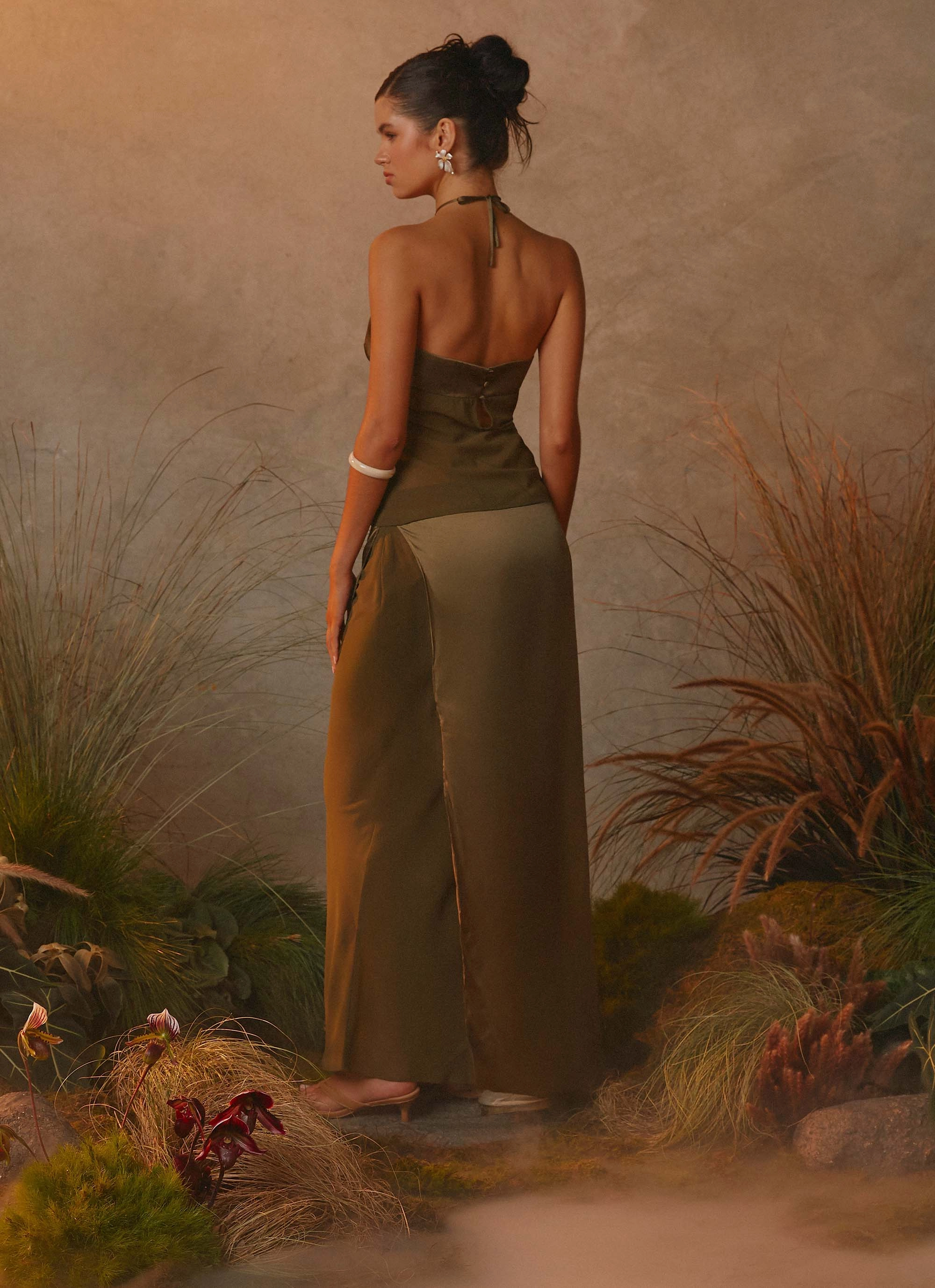 Ellyse Top - Khaki Day To Night