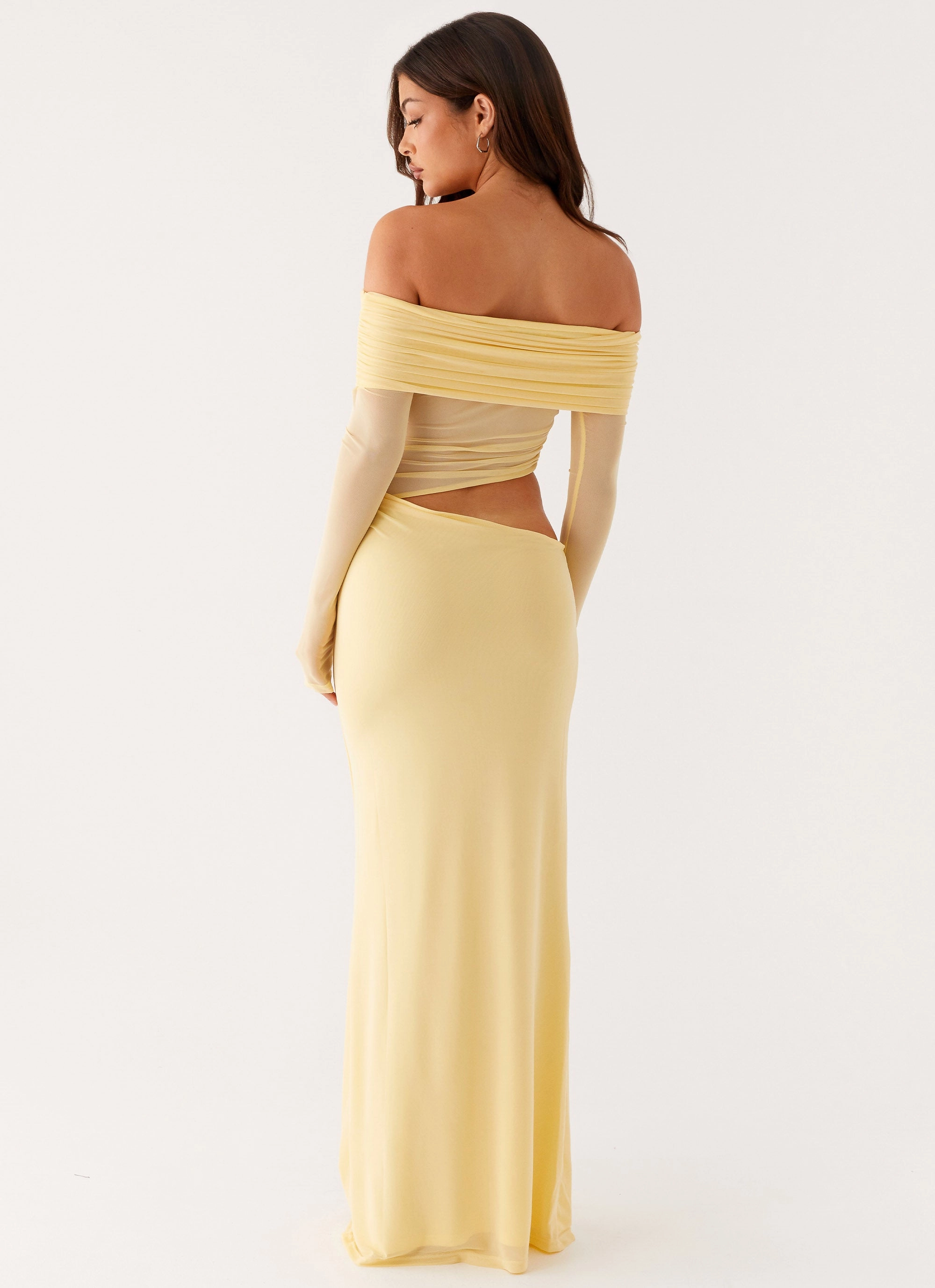 Tailored Style Emery Maxi Dress - Yellow