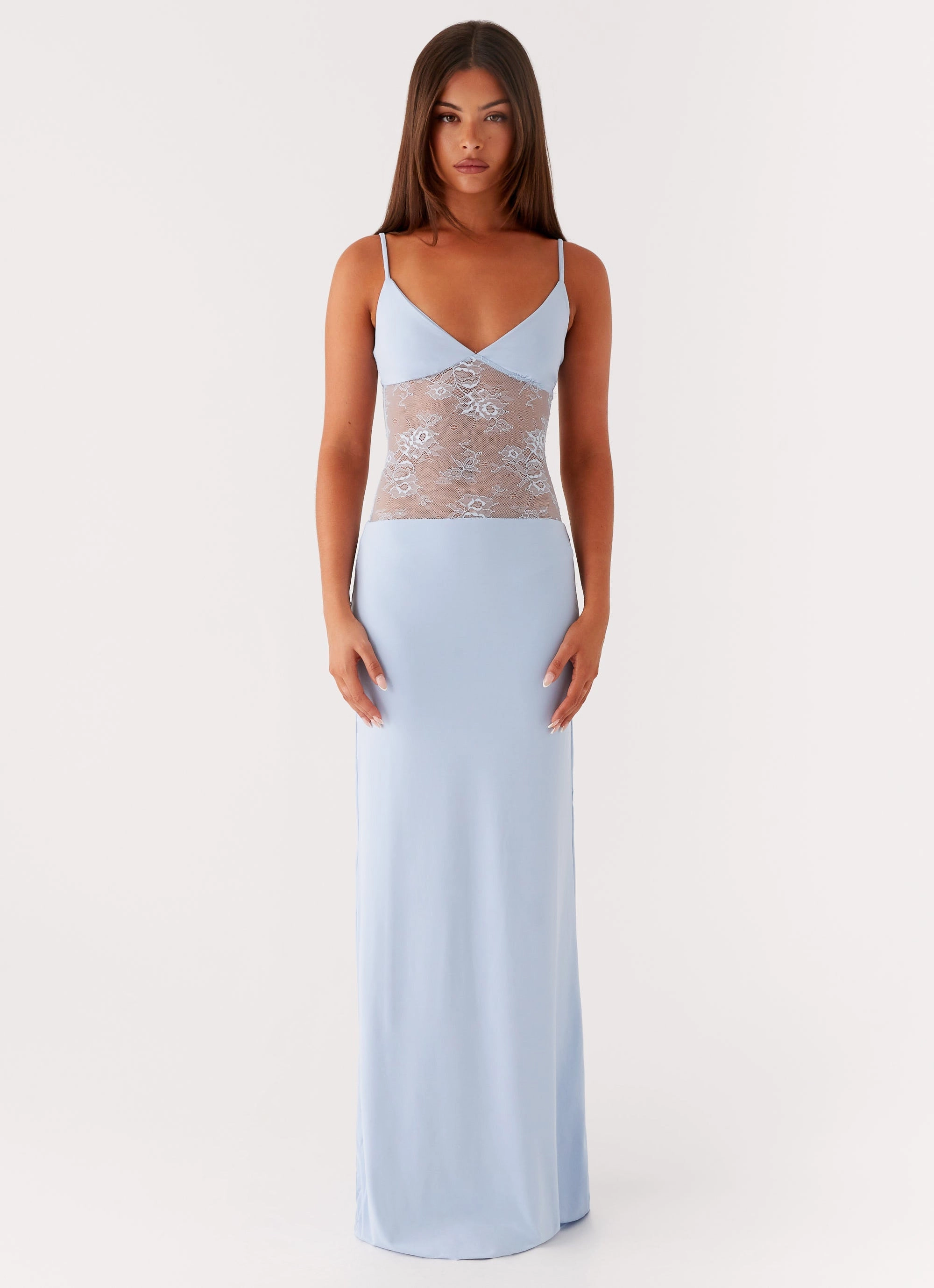 Envy Maxi Dress - Blue Relaxed Fit Design Perfectly Styled