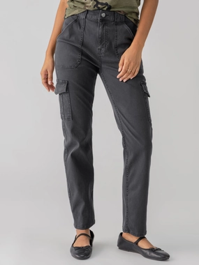 Core Fit Sculpted Hayden Cargo Standard Rise Pant Black