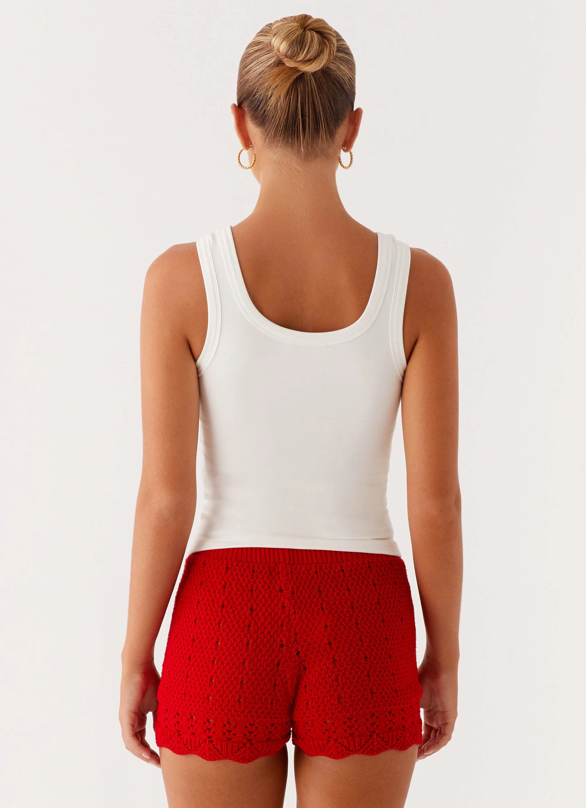 Avalita Tank Top - Ivory Quick Access Zipper
