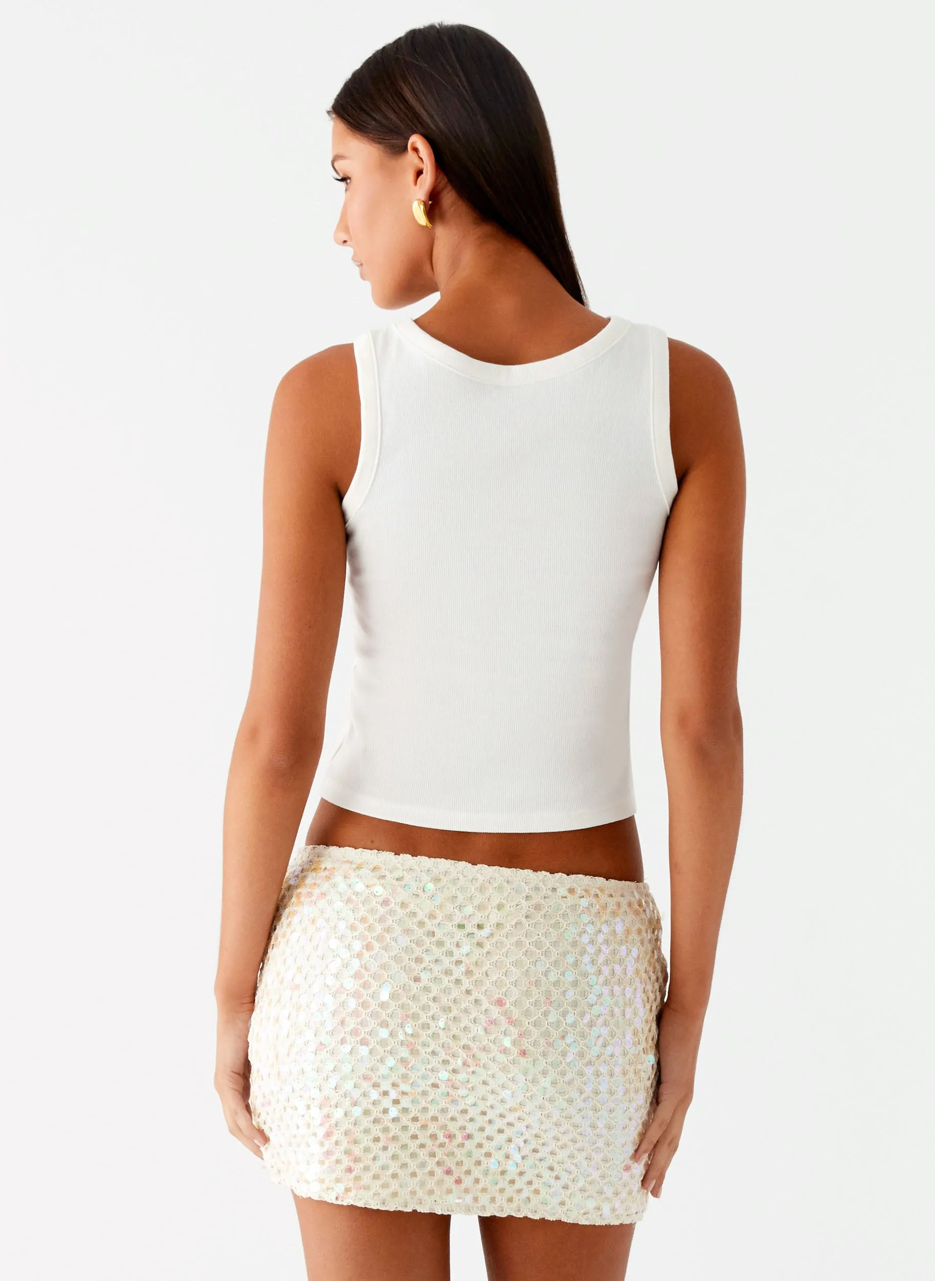 Functional Layers Kalita Mini Skirt - Ivory