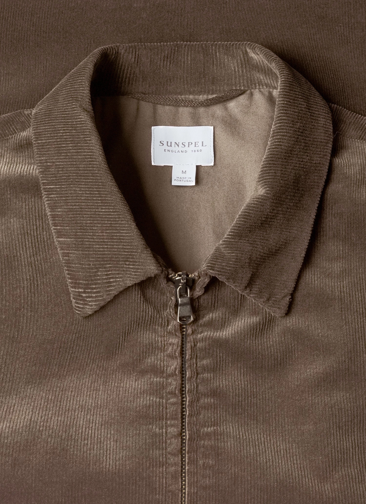 Men's Corduroy Harrington Jacket in Bark Patch