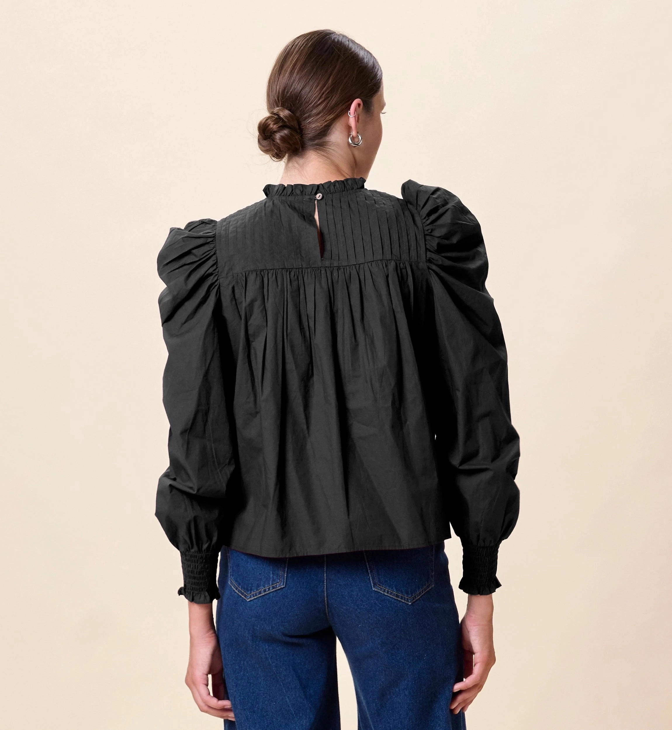 Irina Blouse | Black High Visibility Trim