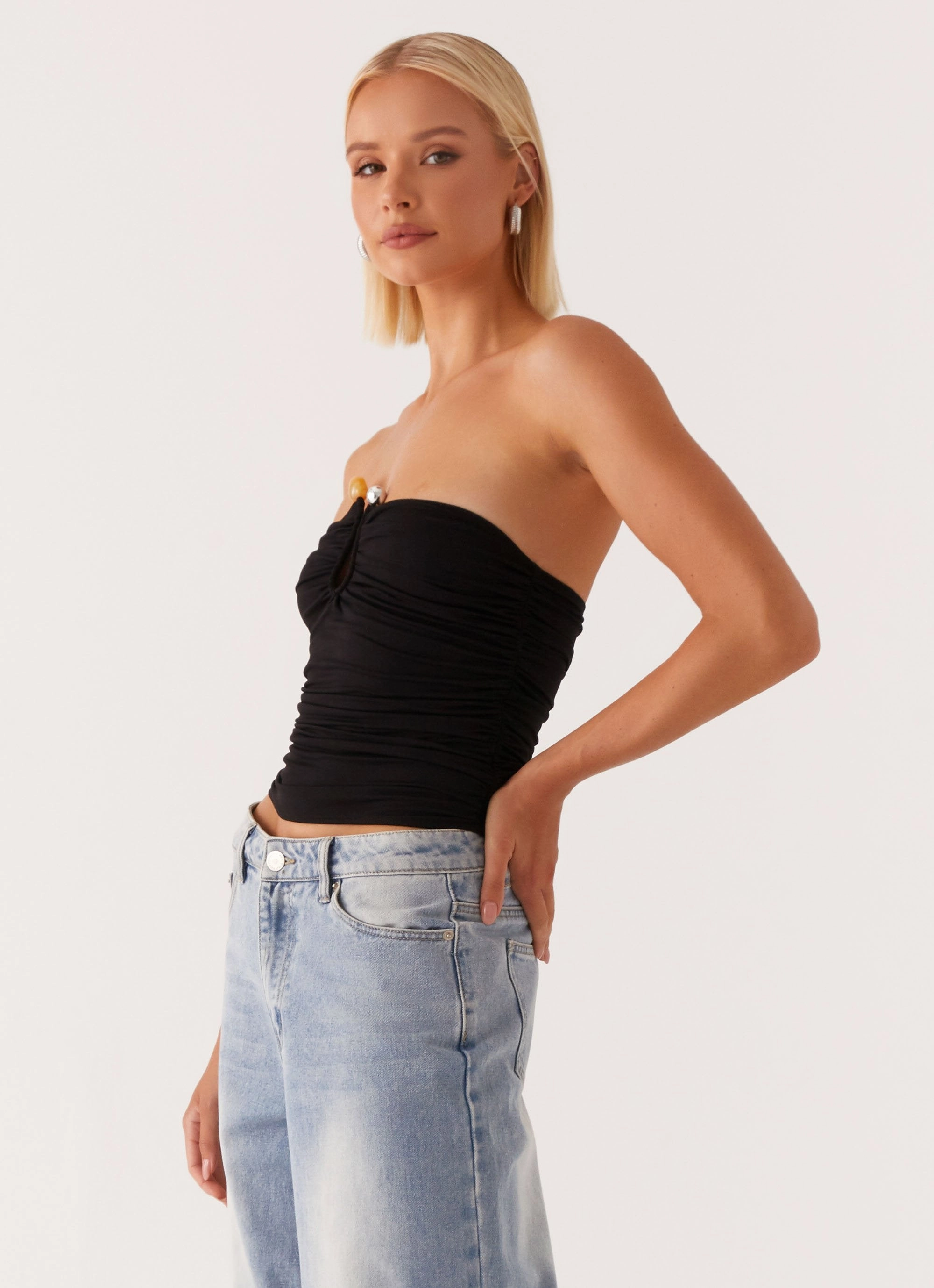 Rudy Tube Top - Black FullCut Shoulder