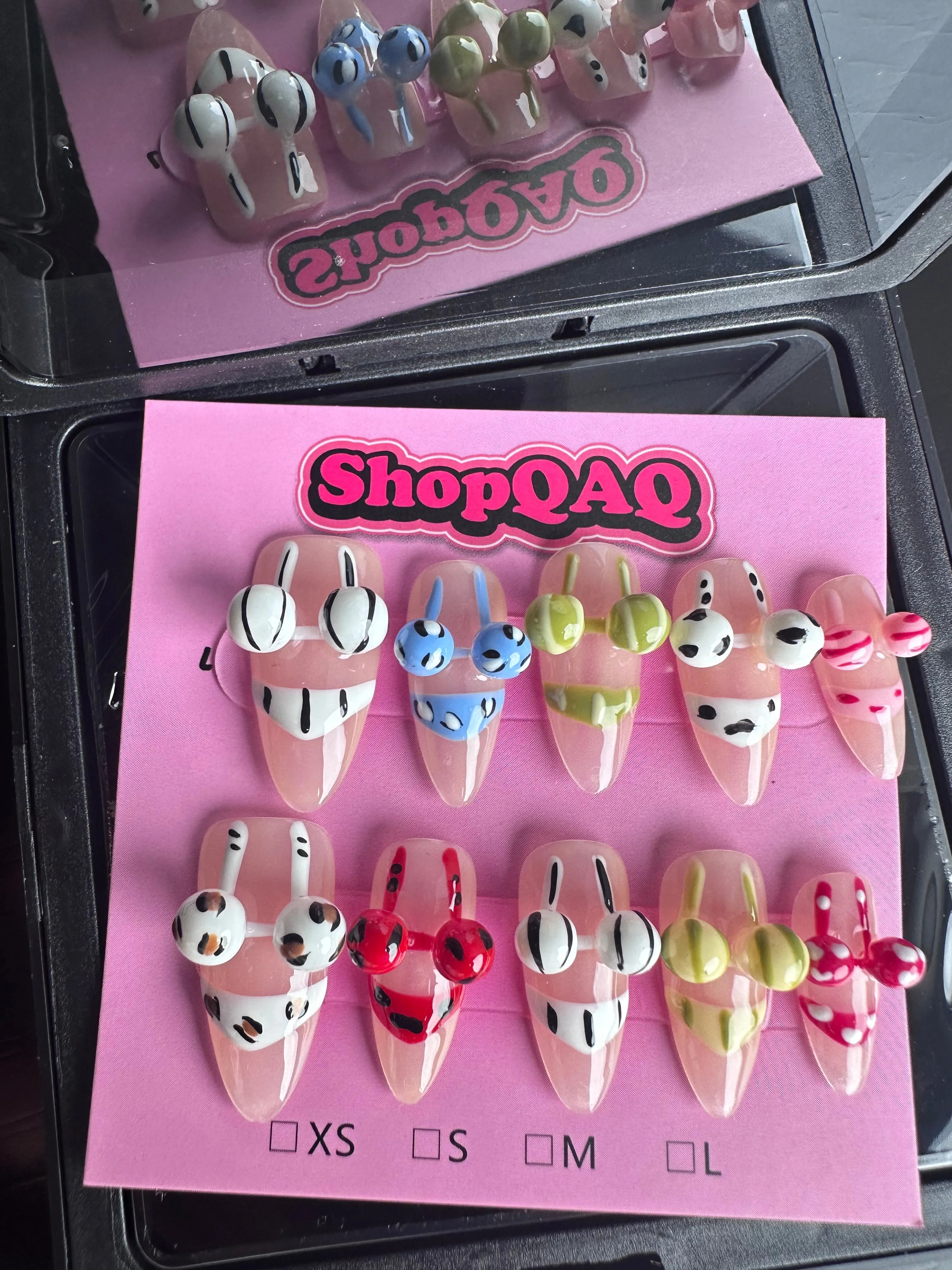 Euro Cup Cheerleader Creative Sweet &amp; Cool Bikini Almond Nails