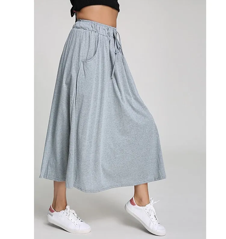 Europe Popular Multicolor Flare High Waist Lace Skirt