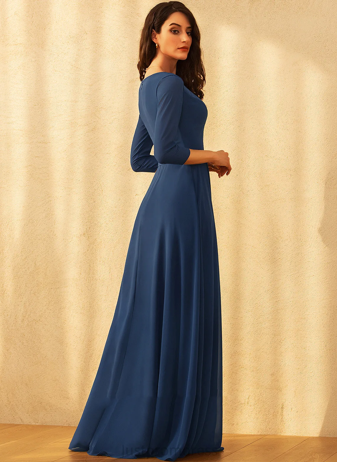 Evelin A-line Formal Dresses Dresses V-Neck