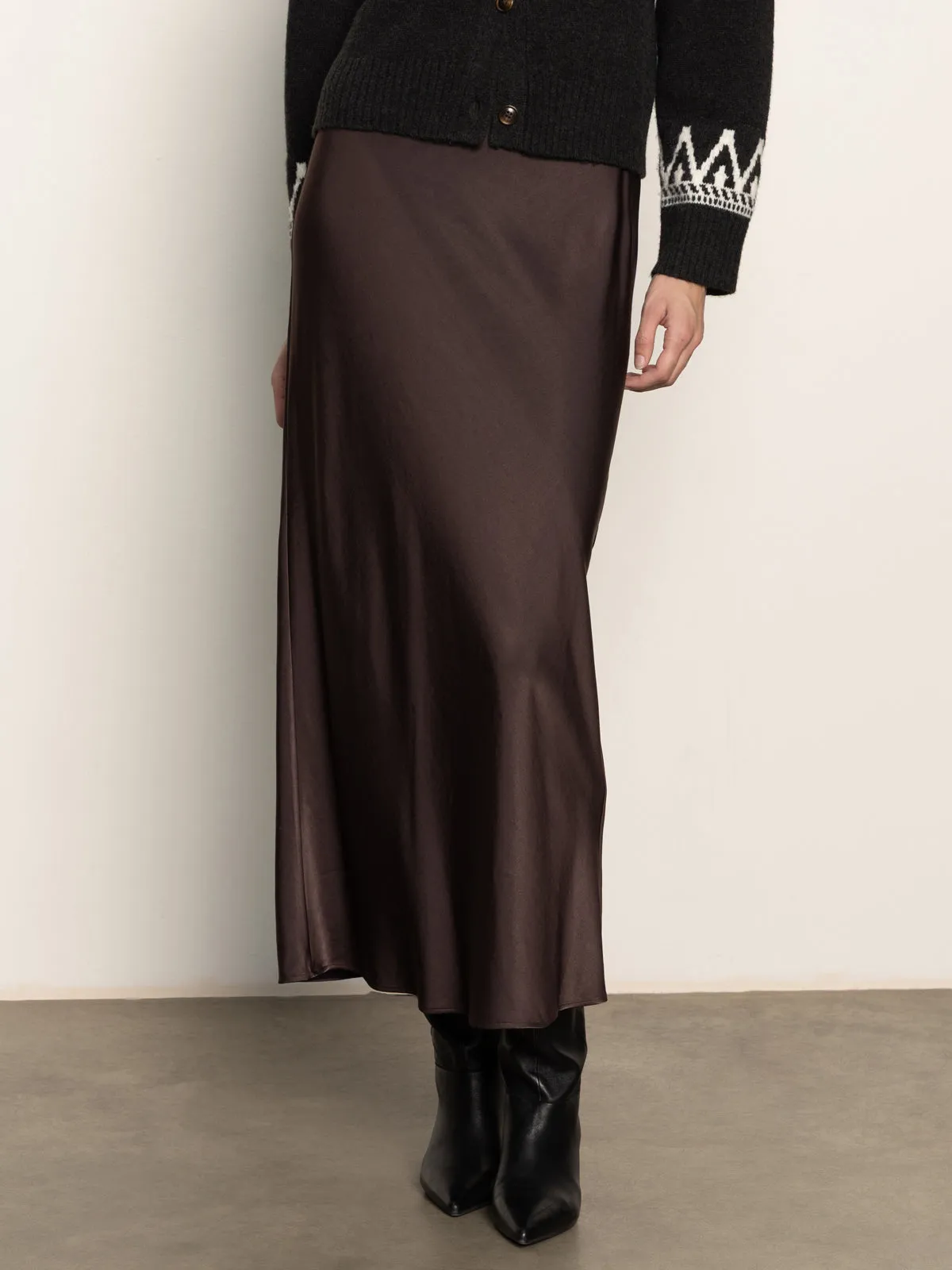 Refined Style Everyday Maxi Skirt Semi Sweet