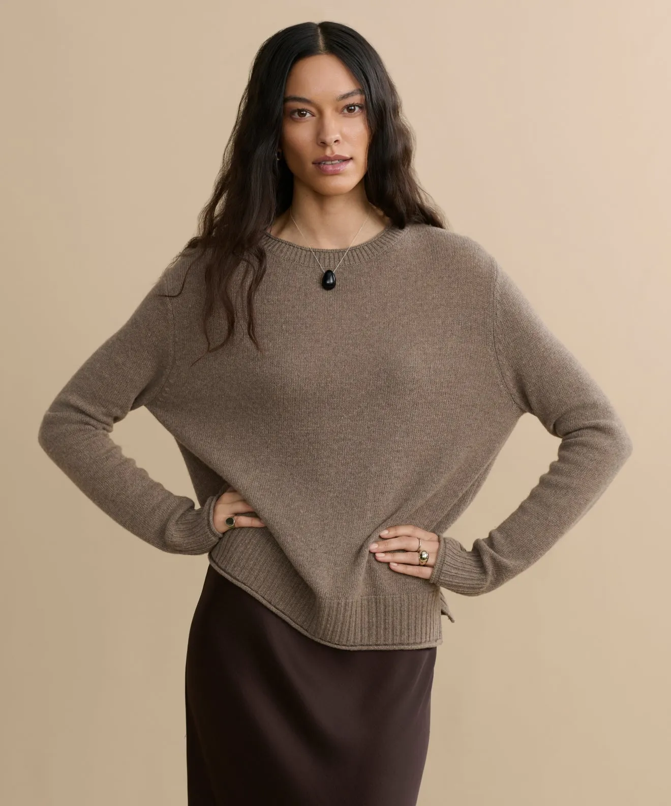 Everyday Sweater Flexible Neckline Buttery Soft Handfeel