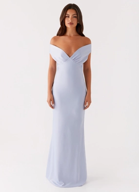 Everyday Comfort Fit Jenner Maxi Dress - Blue Jenner Maxi Dress - Blue Flattering Look