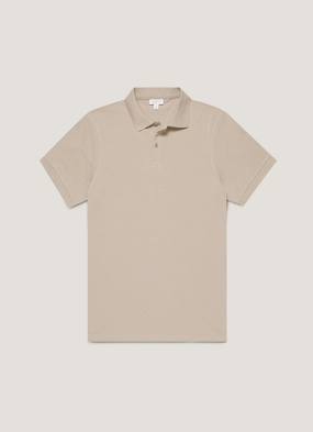 Everyday Wear Design Men's Piqu?? Polo Shirt in Fog Men's Piqu?? Polo Shirt in Fog Luxe Comfort